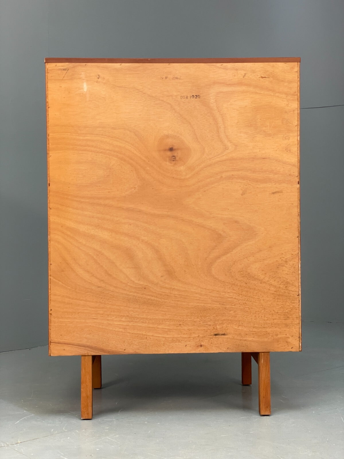 Vintage Teak Chest Of Drawers By Symbol Retro Handles EB9120 MWOO - UKDK FURNITURE
