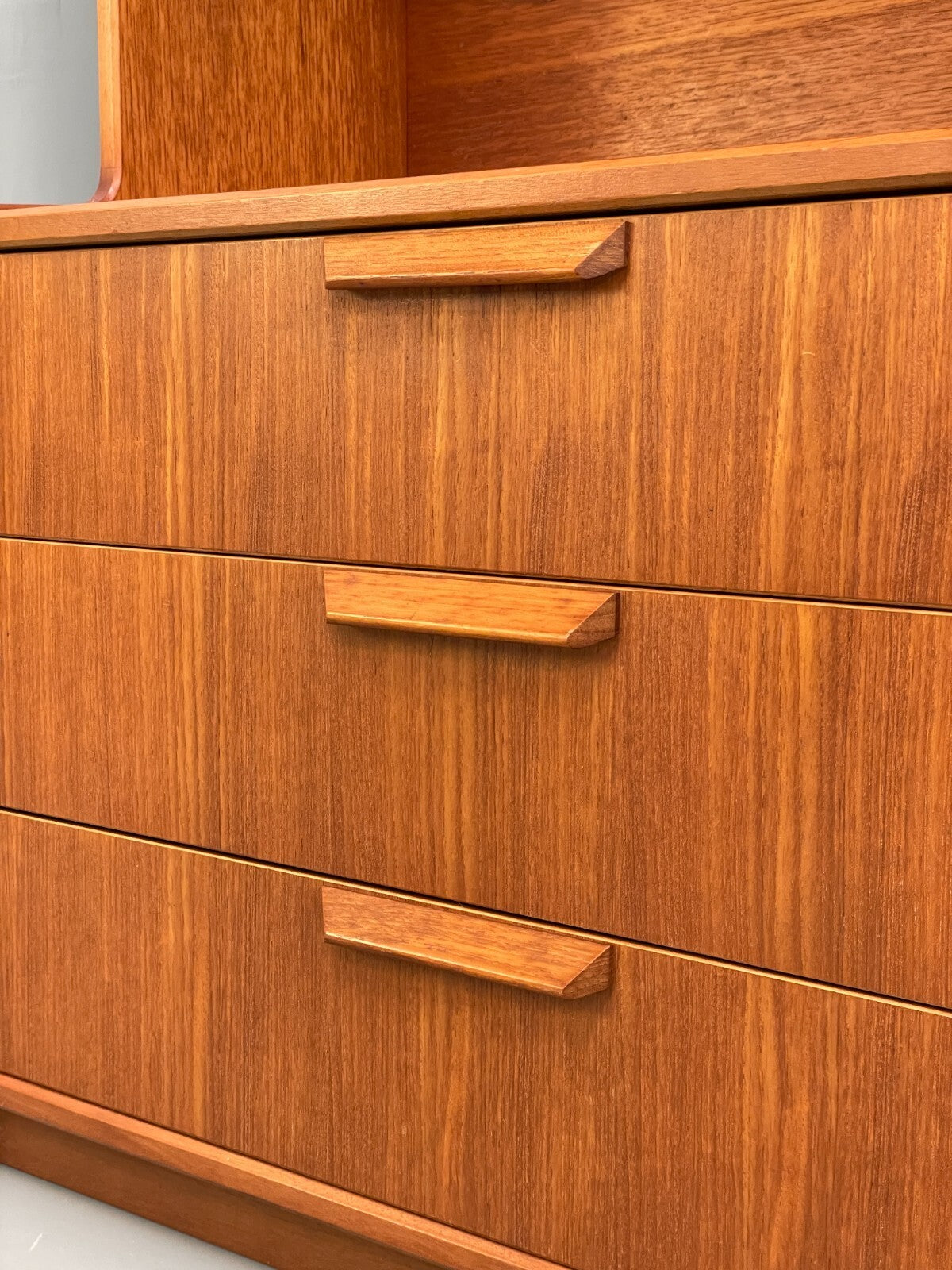 Vintage Teak Wall Unit By Gibbs Furniture 1970s Design Drawers EB9529 MWOO - UKDK FURNITURE
