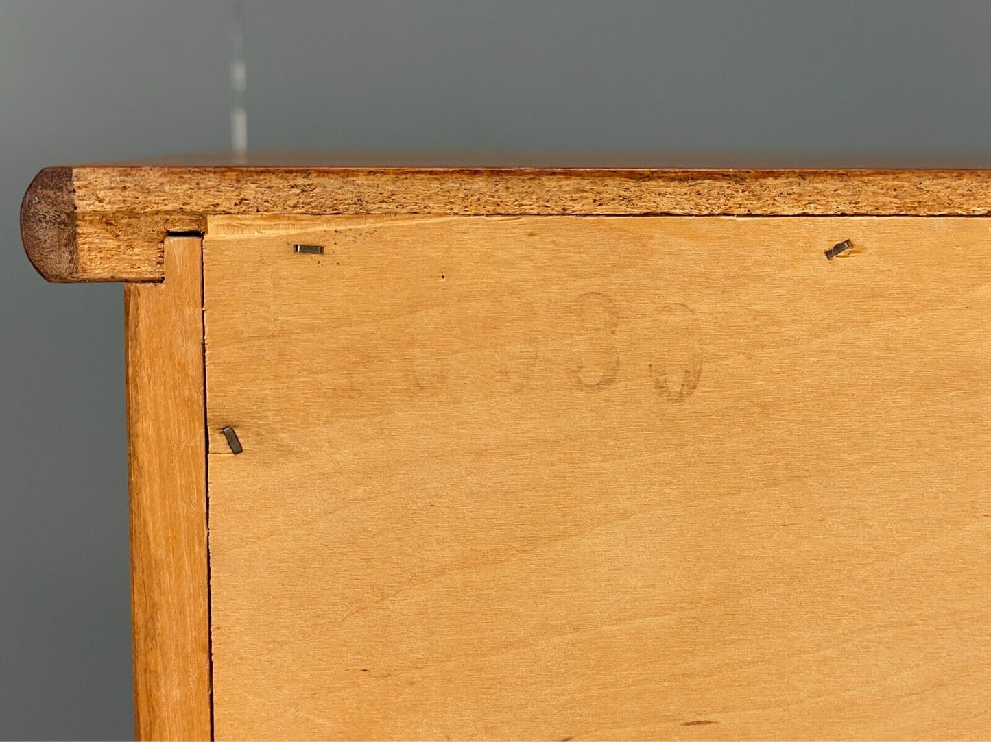 Vintage Danish Teak Chest Of Drawers Solid Handles Mid Century EB9117 MWOO - UKDK FURNITURE