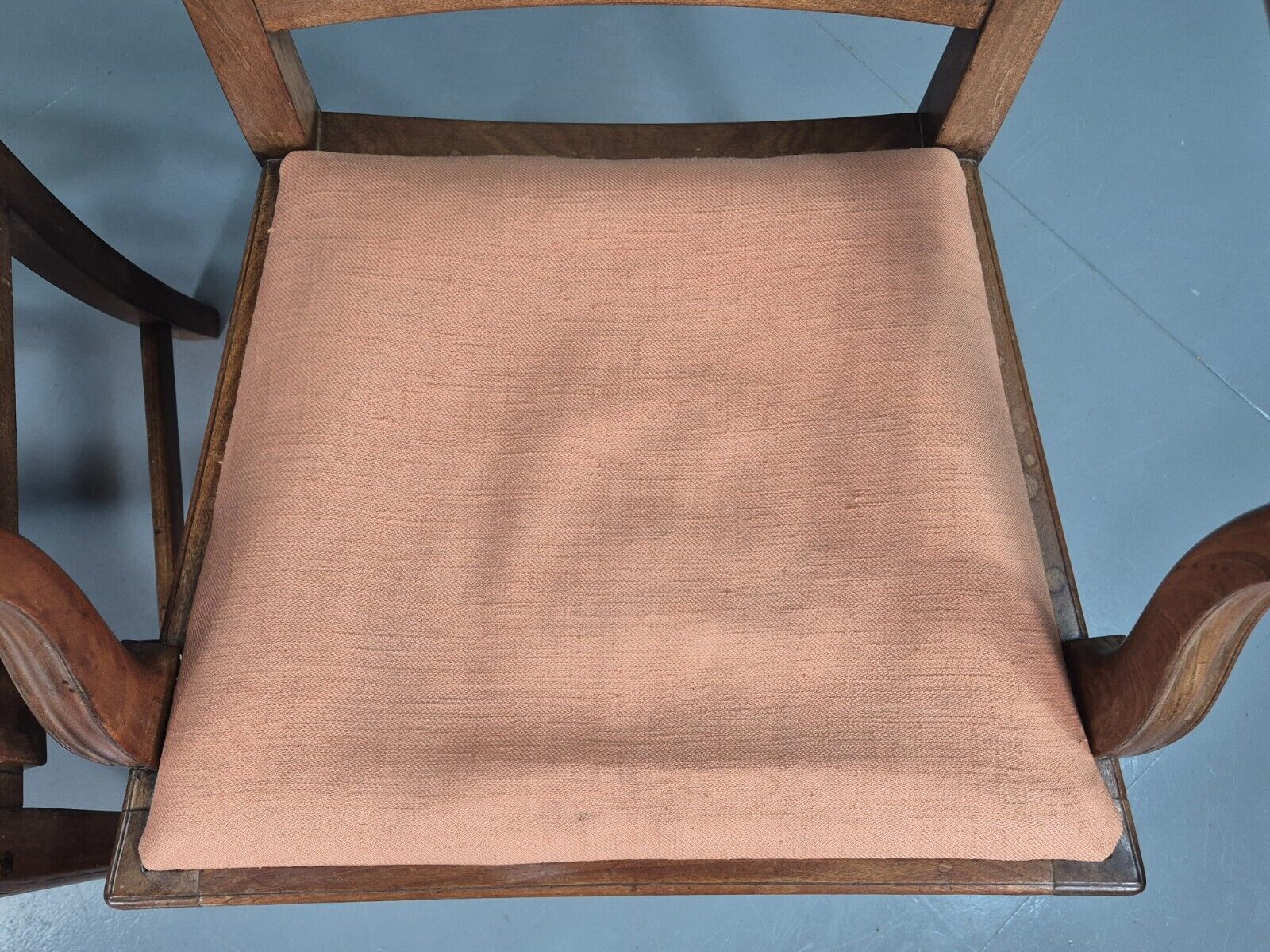 2 Vintage Desk Chairs Beech Frame Early Twentieth Century EB7823 VDIN - UKDK FURNITURE