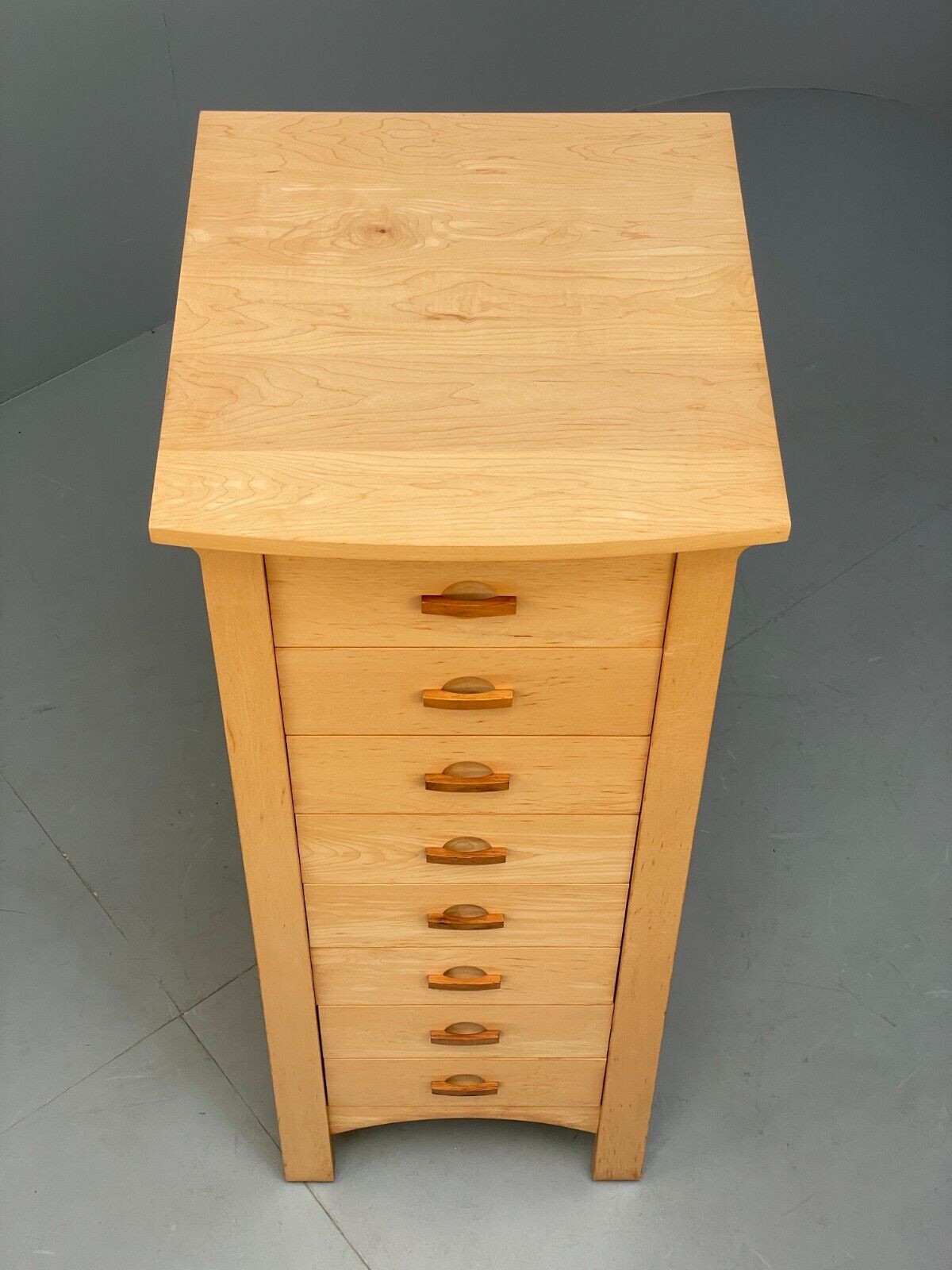 Modern Solid Tallboy Chest Of Drawers Berkeley By Copeland EB9122 MWOO - UKDK FURNITURE
