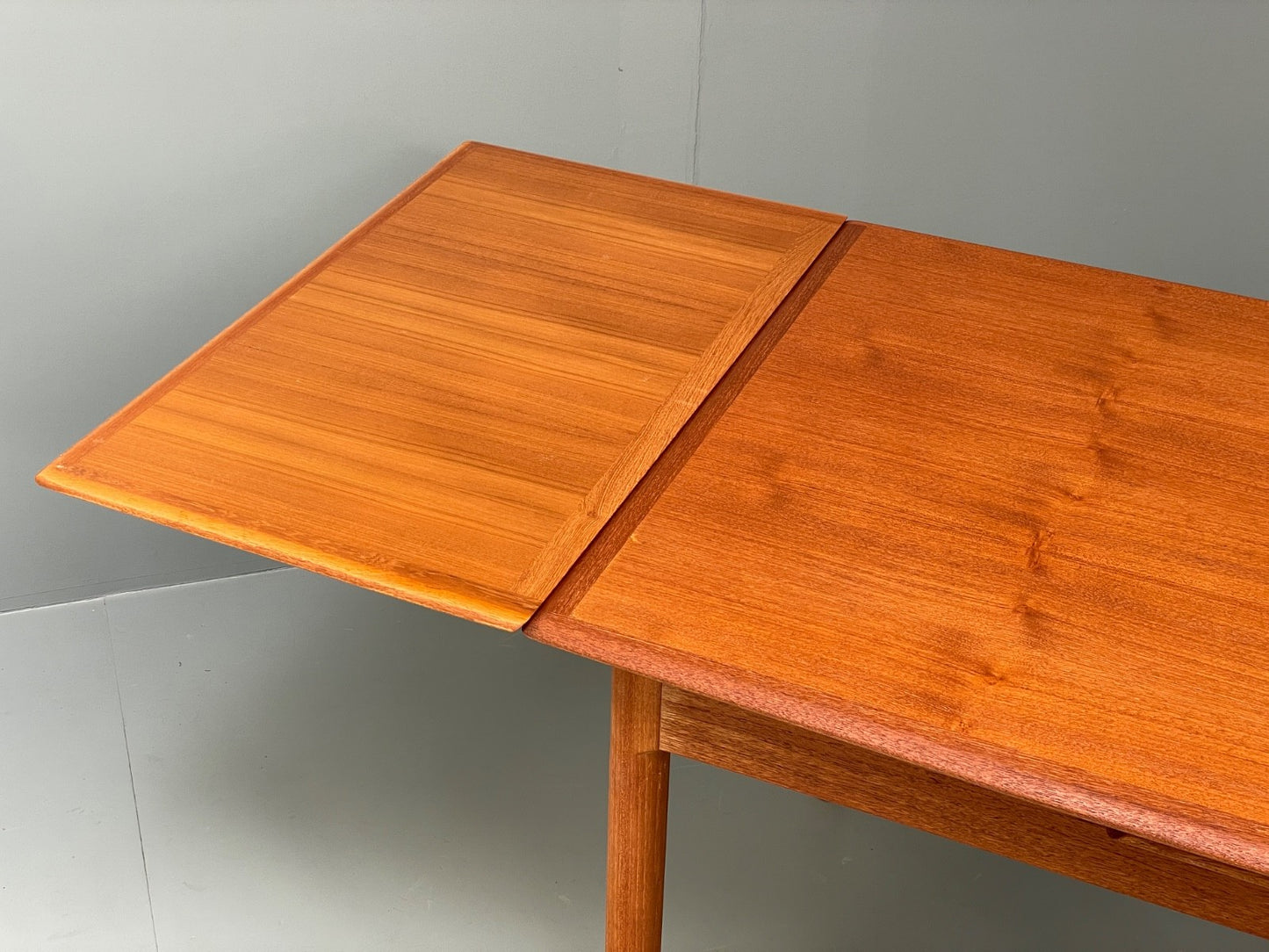 Vintage Teak Extending Dining Table Danish Design 1970s EB10001 MWOO - UKDK FURNITURE