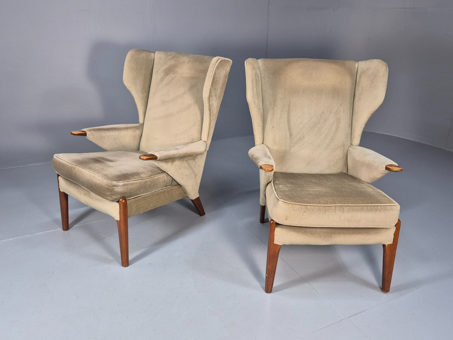 2 Parker Knoll Vintage Lounge Chairs PK900/6 Green 1970s Retro EB9786 MNOR - UKDK FURNITURE
