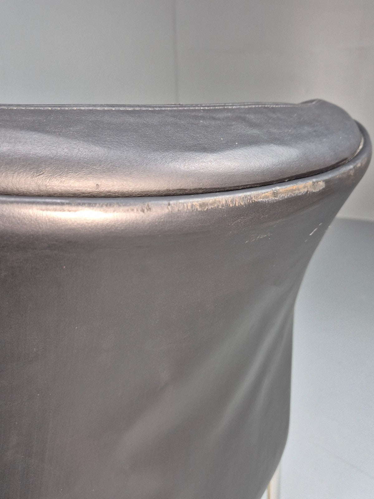 Roder Sohne Leather and Aluminium Boardroom Chair 1960s Retro MCM EB10616 MNOR11