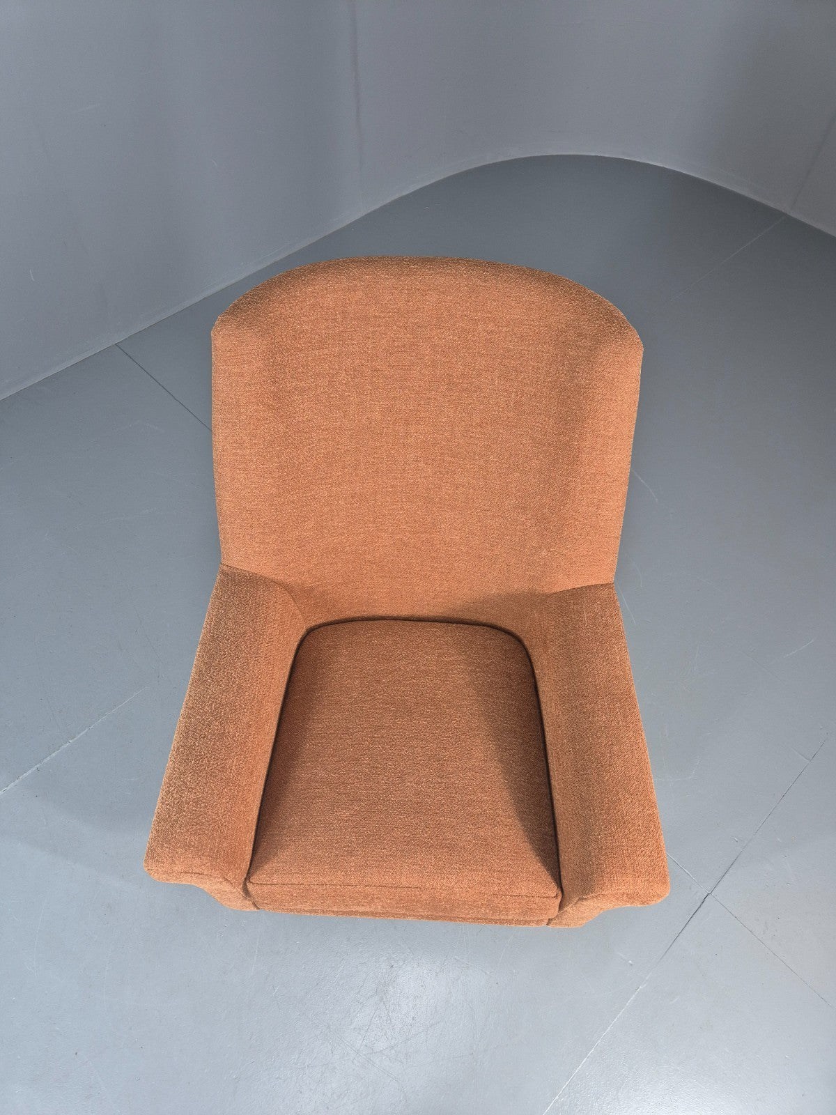 Mid Century Lounge Chair Danish 1960s New Upholstery Retro Teak Leg EB11020 MNOR16