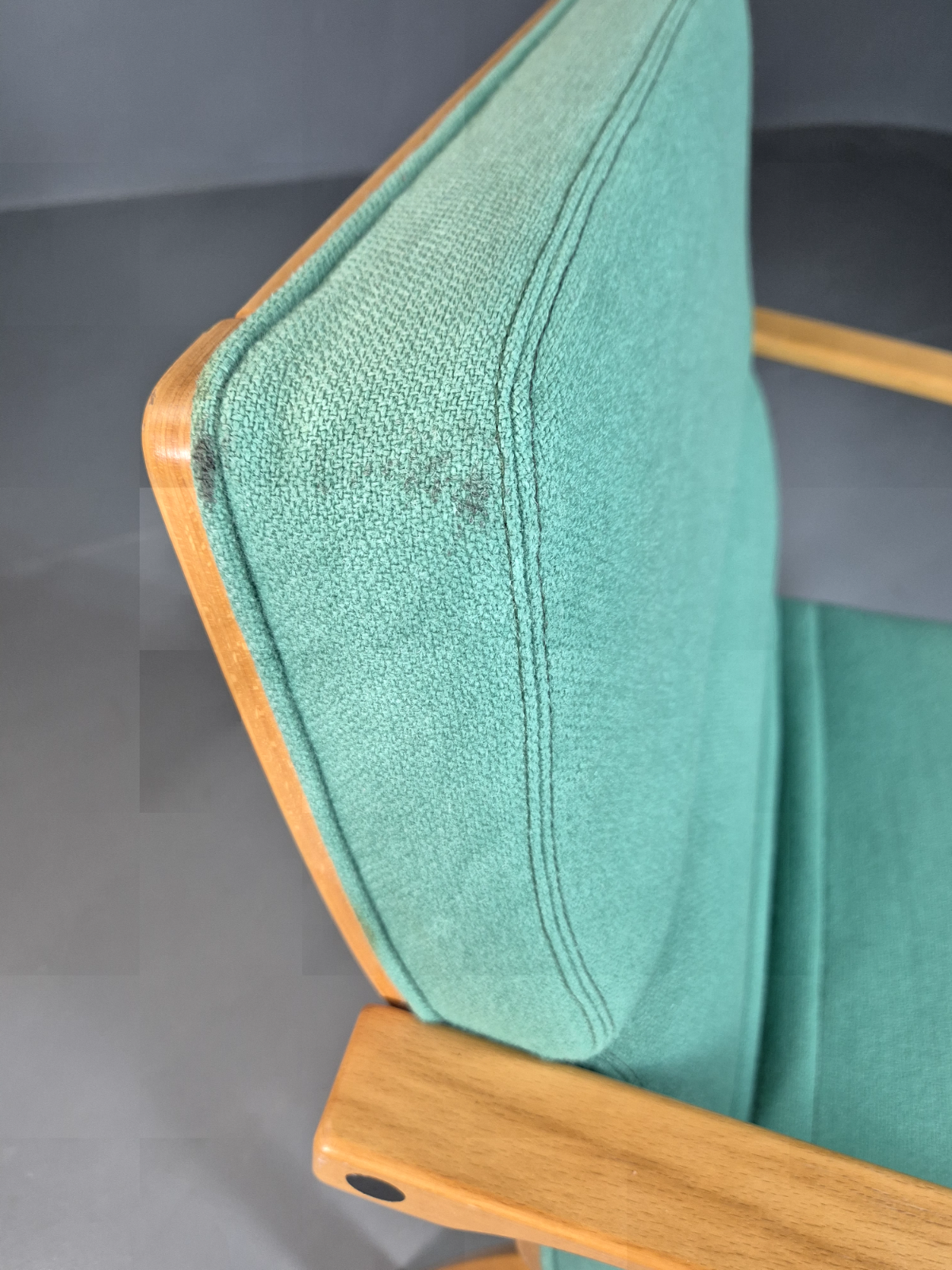 Vintage Danish Lounge Chair Mint Bentwood 1980s Retro EB7350 MBEN - UKDK FURNITURE