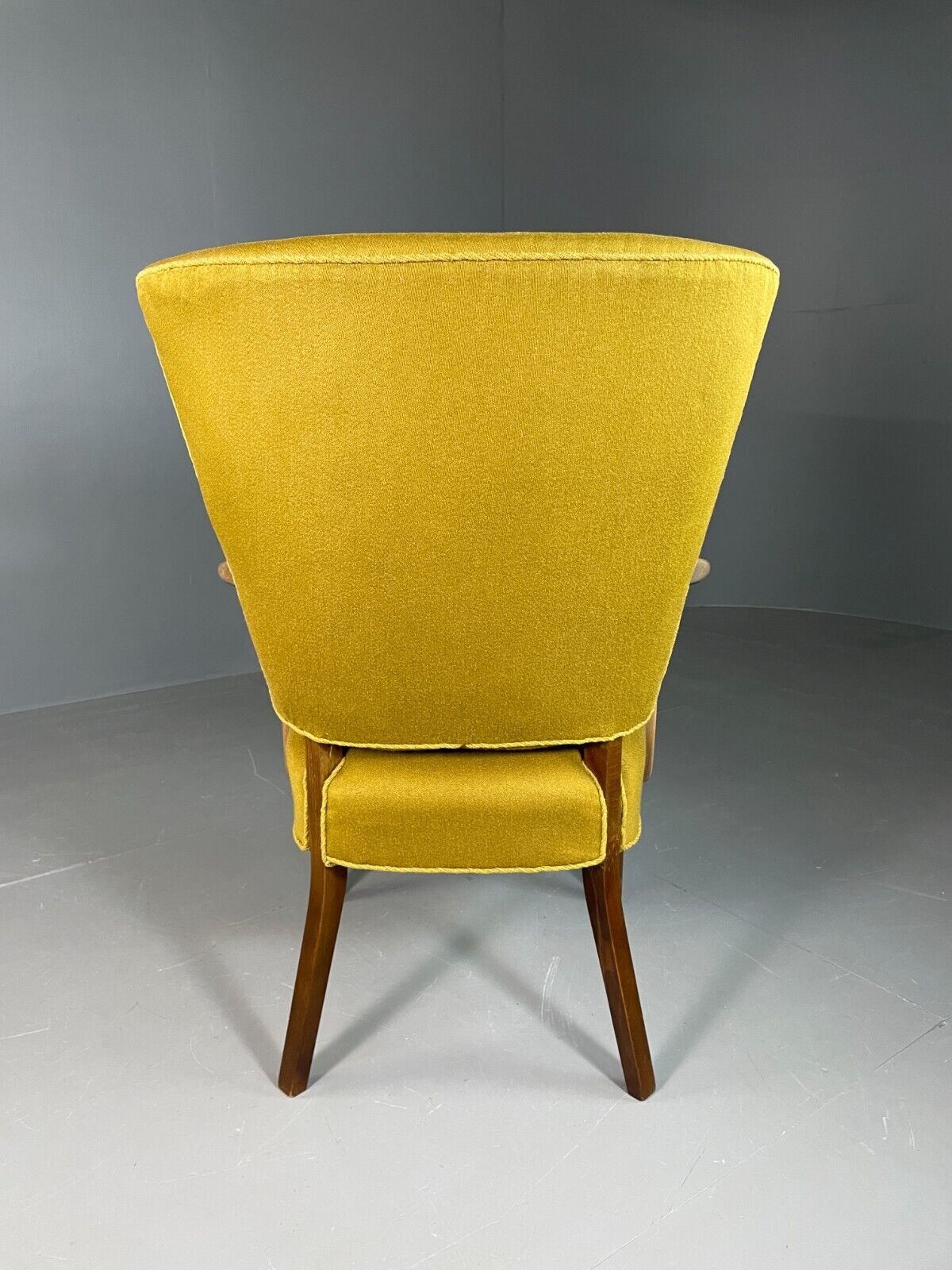Vintage Danish Elbow Chair Green Beech Frame Retro MCM EB6756 MNOR - UKDK FURNITURE