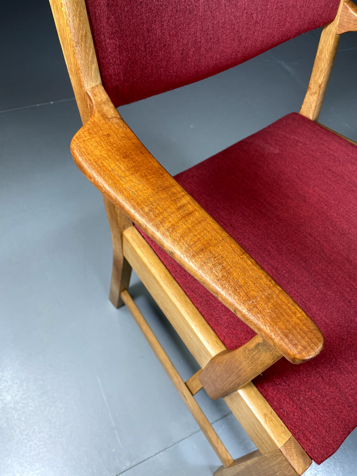 Vintage Danish Oak and Teak Desk Chair, MCM, Retro, 1950s, 1960s, EB5384 MDIN - UKDK FURNITURE