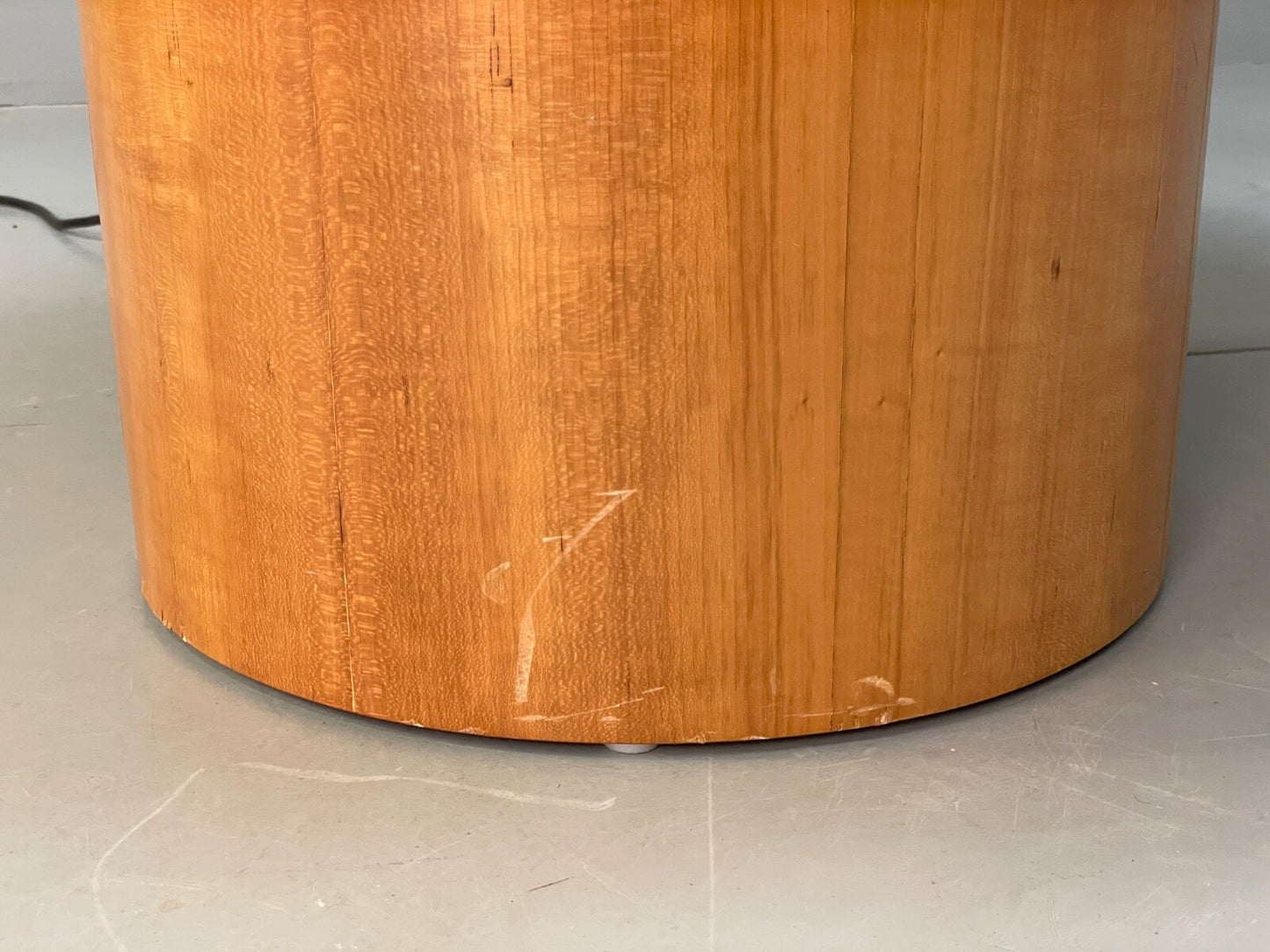 Circular Maple Coffee Table Height Adjustable Art Deco Themed Modern EB9439 MWOO - UKDK FURNITURE
