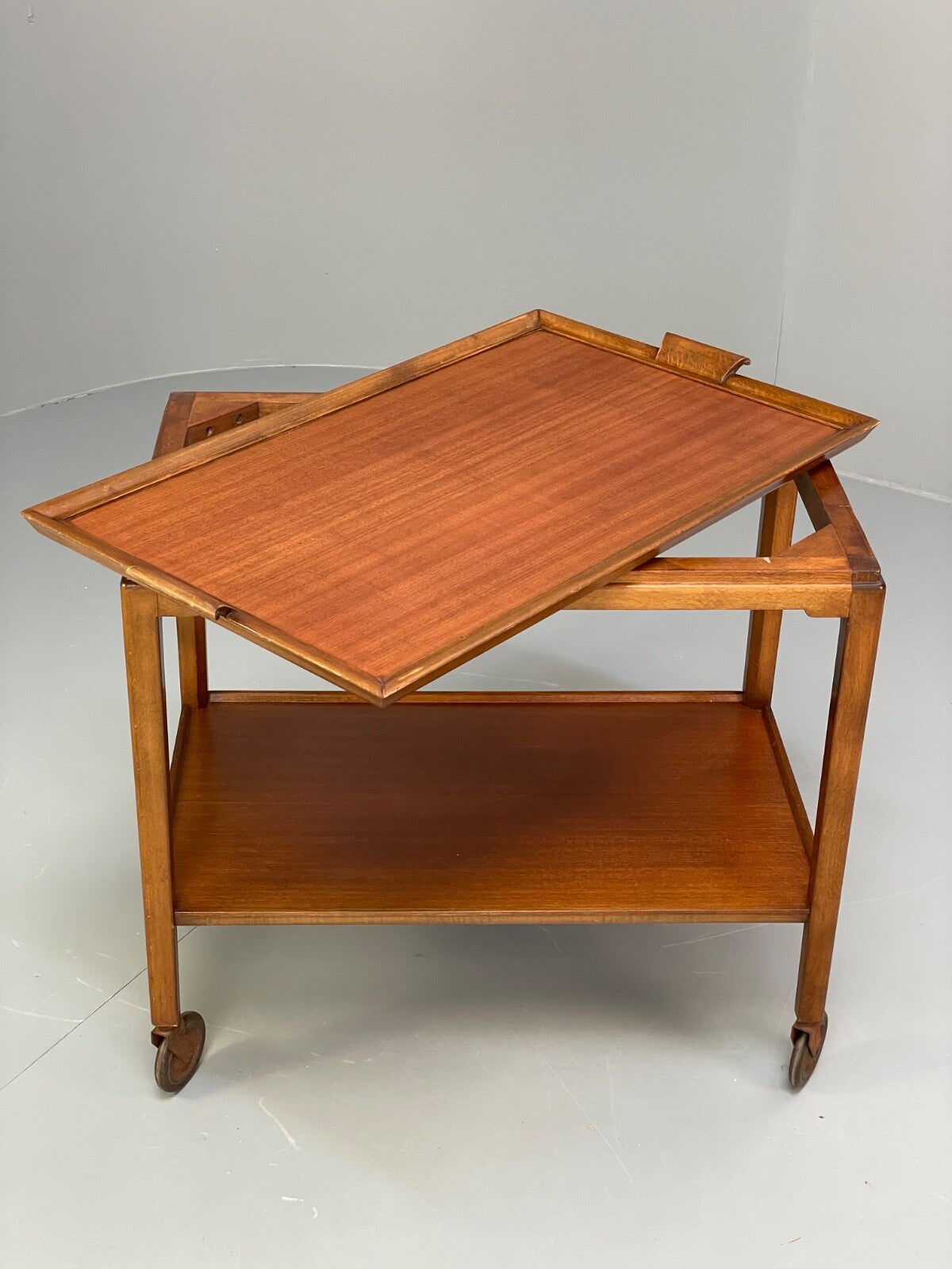 1940s Drinks Trolley For Nordiska Kompaniet Beech Mahogany EB9765 MWOO - UKDK FURNITURE