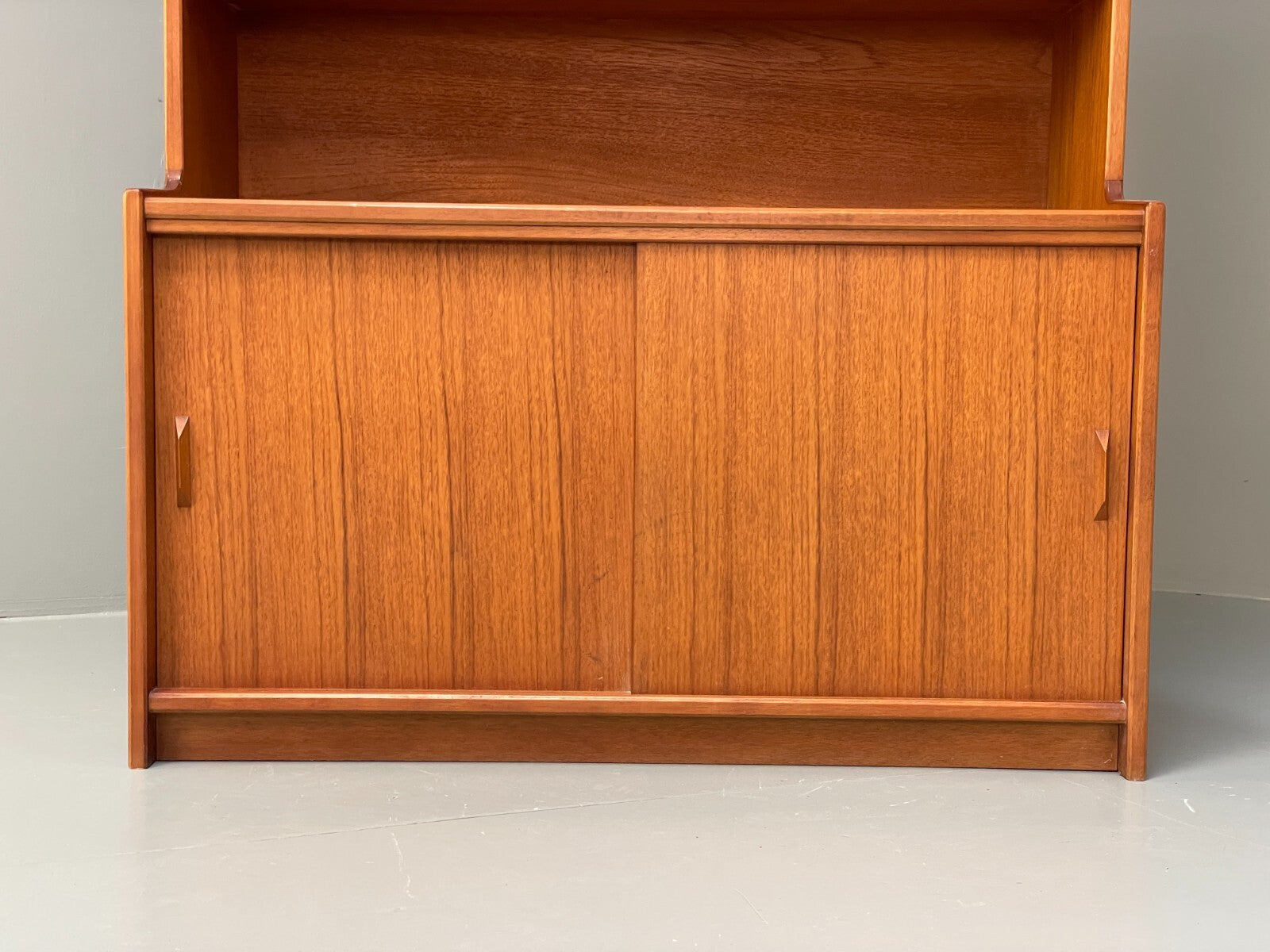 Vintage Teak Wall Unit By Gibbs Furniture 1970s Drinks Cabinet EB9526 MWOO - UKDK FURNITURE