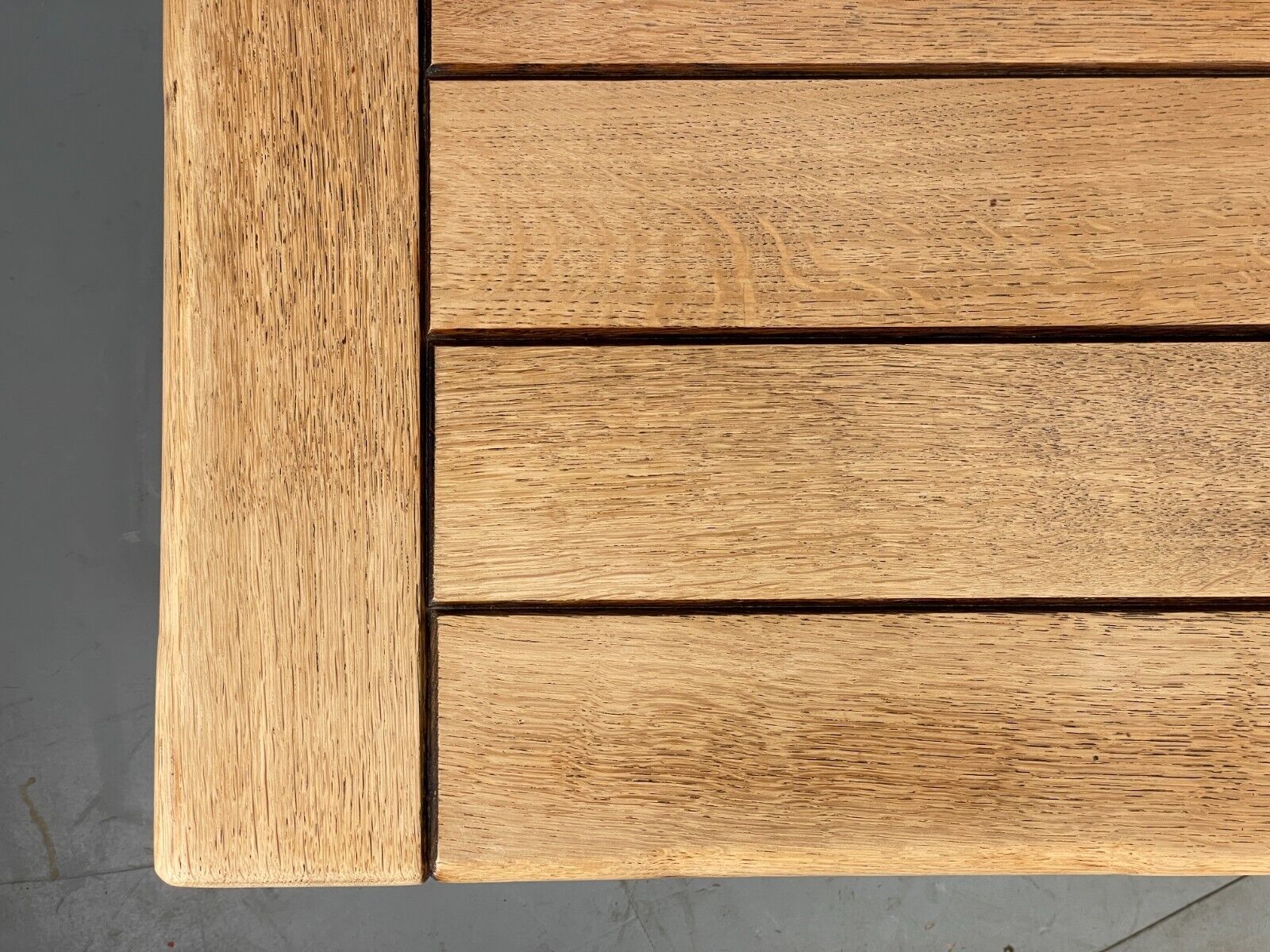 Vintage Scandinavian Large Oak Coffee Table Arts & Crafts Style EB7839 MWOO - UKDK FURNITURE