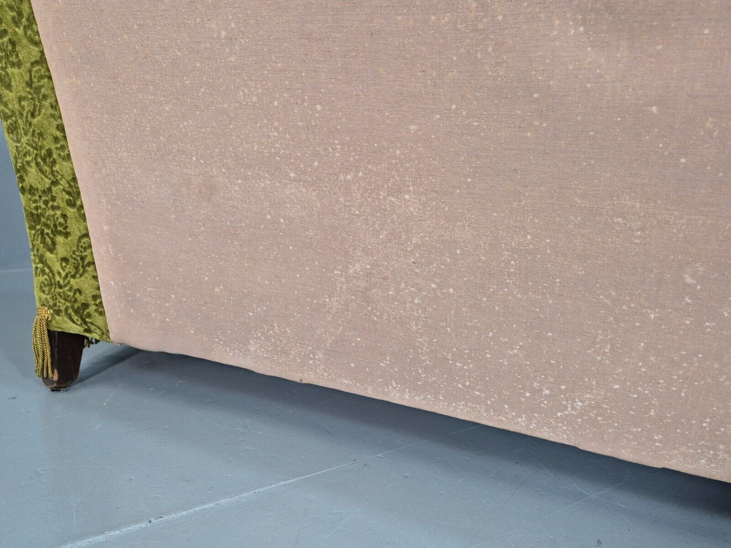 Vintage Danish Sofa Green Moquette Art Deco 1930s Antique EB7790 V3SS - UKDK FURNITURE