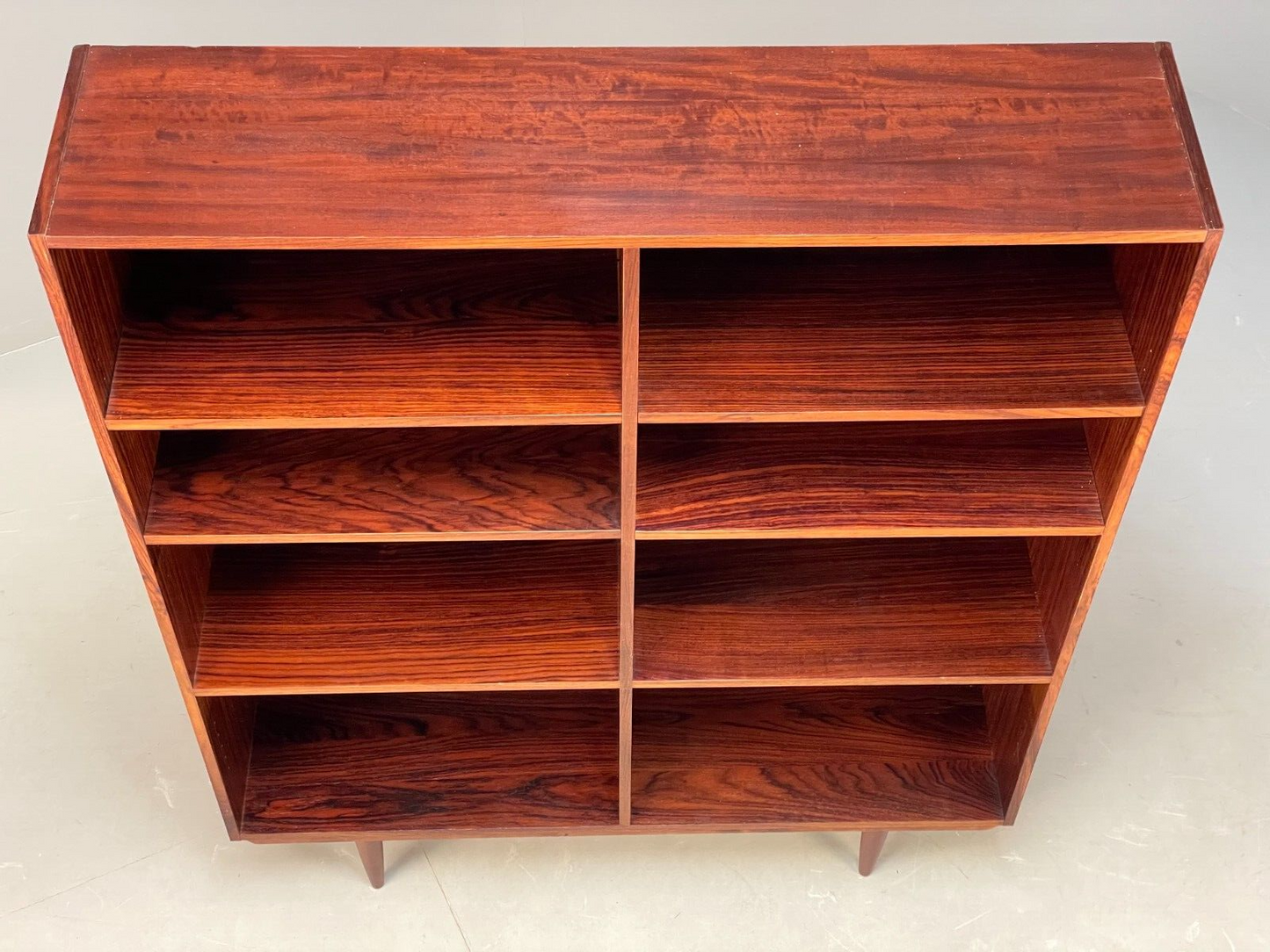 Vintage Danish Shelving Unit Retro Adjustable Storage Darkwood EB9103 MWOO - UKDK FURNITURE