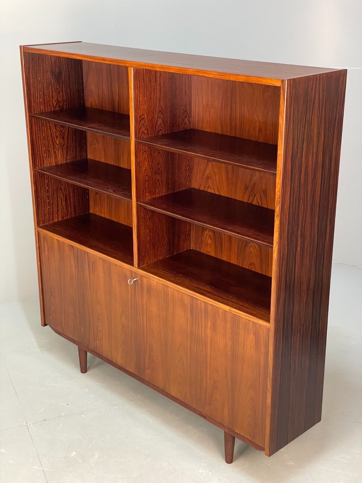 Vintage Danish Shelving Unit Drinks Cabinet By Poul Hundevad EB9105 MWOO - UKDK FURNITURE
