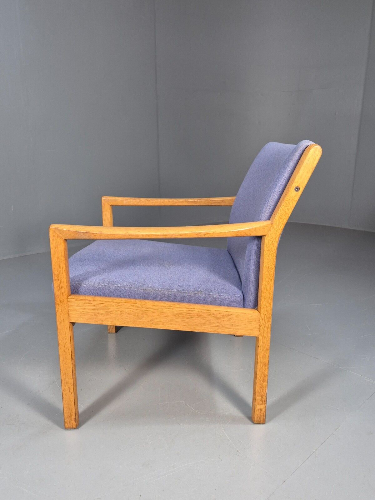 Vinrtage Danish Oak Framed Lounge Chair by Soro Stolefabrik 1990s EB9445 MNOR - UKDK FURNITURE