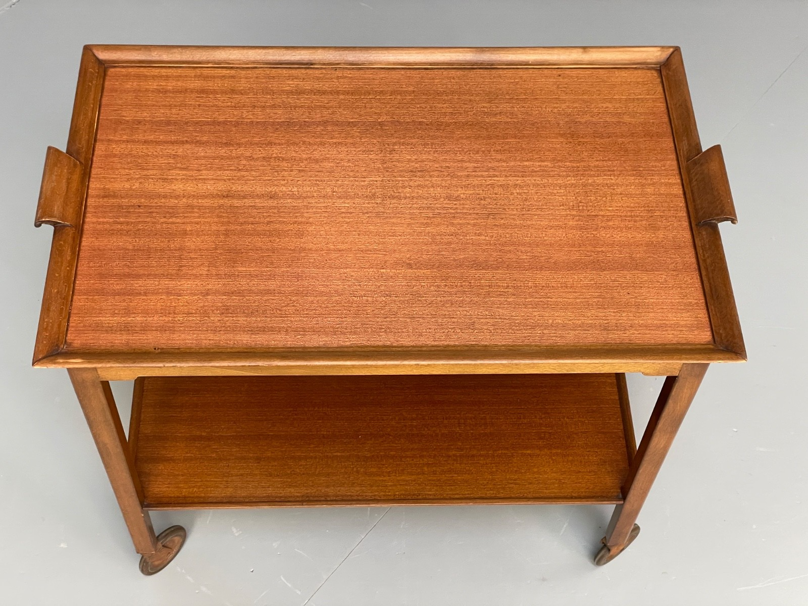 1940s Drinks Trolley For Nordiska Kompaniet Beech Mahogany EB9765 MWOO - UKDK FURNITURE