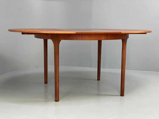 Vintage McIntosh Dining Table Circular Teak Extending 1960s Retro EB11685 MWOO1
