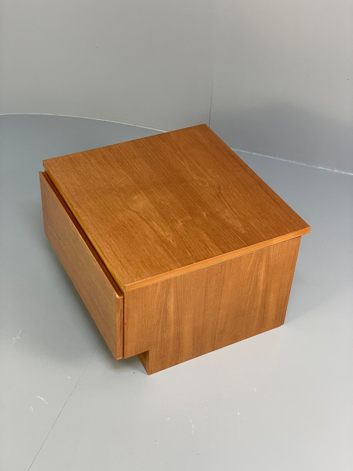 Vintage Teak Bedside Table With Drawer Beaver & Tapley 1970s Retro EB9742 MWOO - UKDK FURNITURE