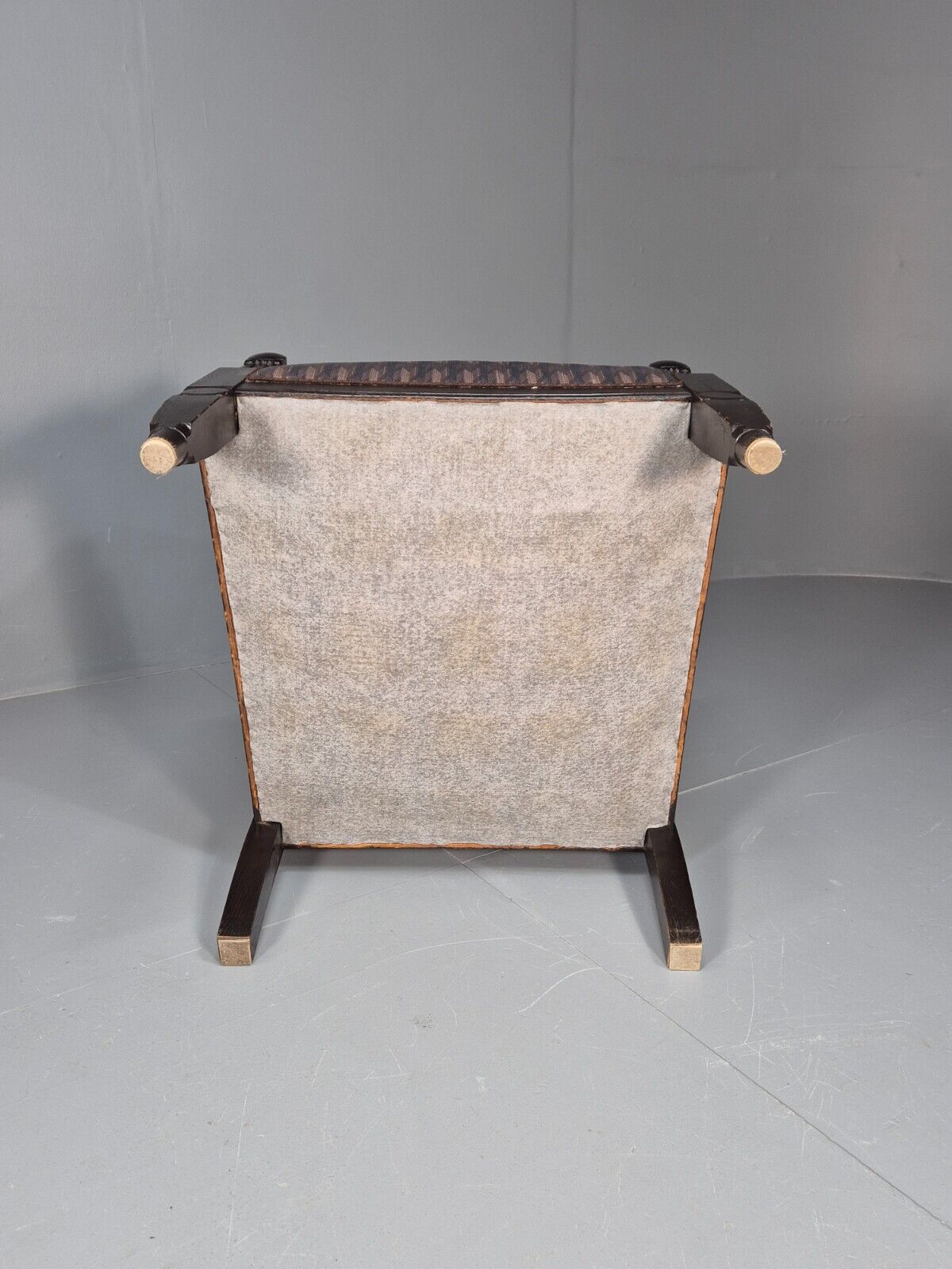 Vintage Danish Lounge Chair Purple Hue Oak Frame Empire Antique EB8920 VCLO - UKDK FURNITURE