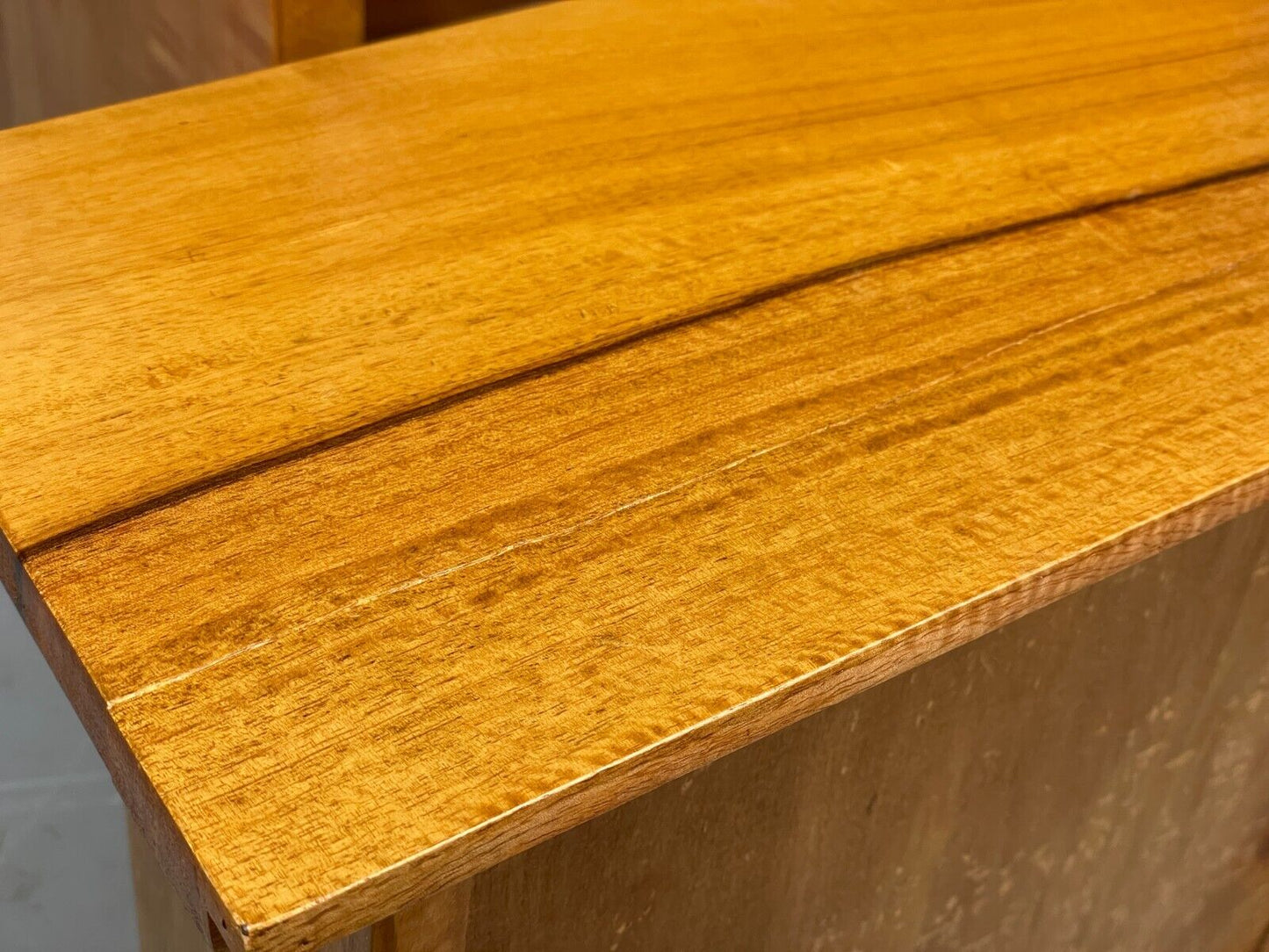 Vintage Chest Of Drawers Solid Spalted Hardwood 1980s EB7564 MWOO - UKDK FURNITURE