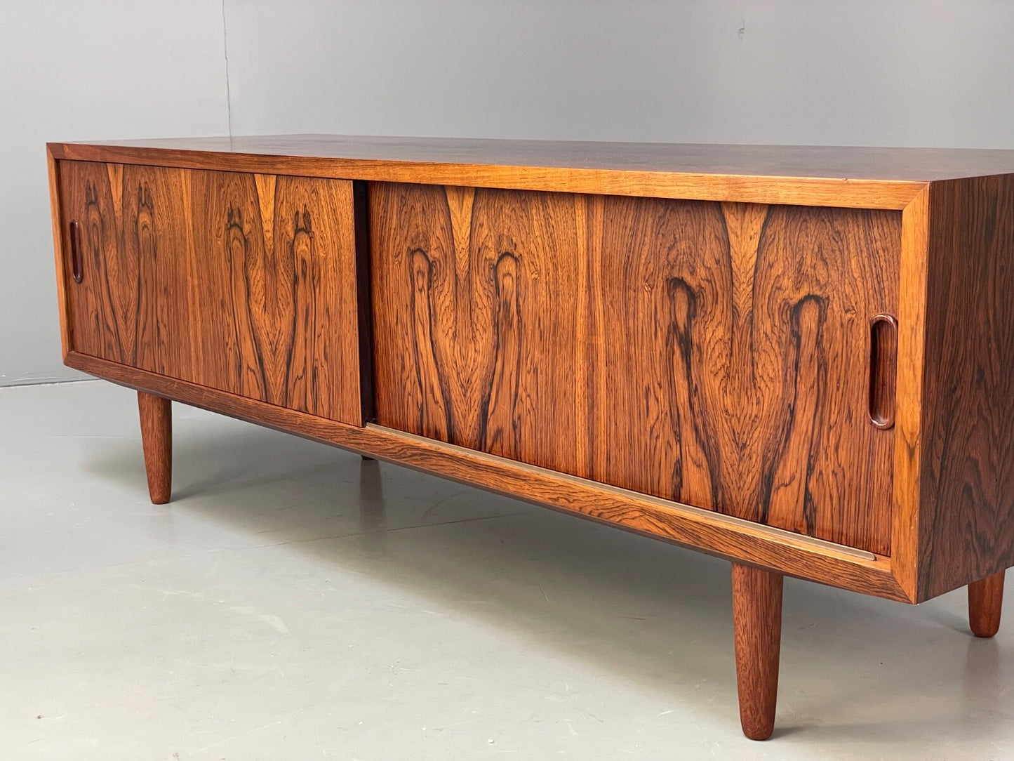 Vintage Danish Media Unit TV Stand HiFi Cabinet By Poul Hundevad EB9511 MWOO - UKDK FURNITURE