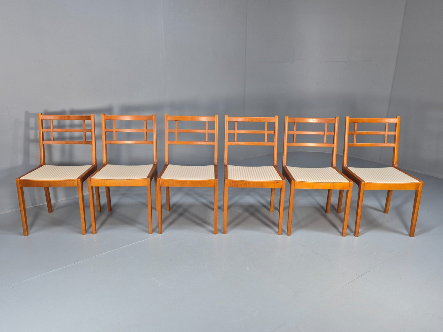 6 Vintage Mid Century Finnish Dining Chairs by Stockmann ab 1970s EB3473 MDIN - UKDK FURNITURE