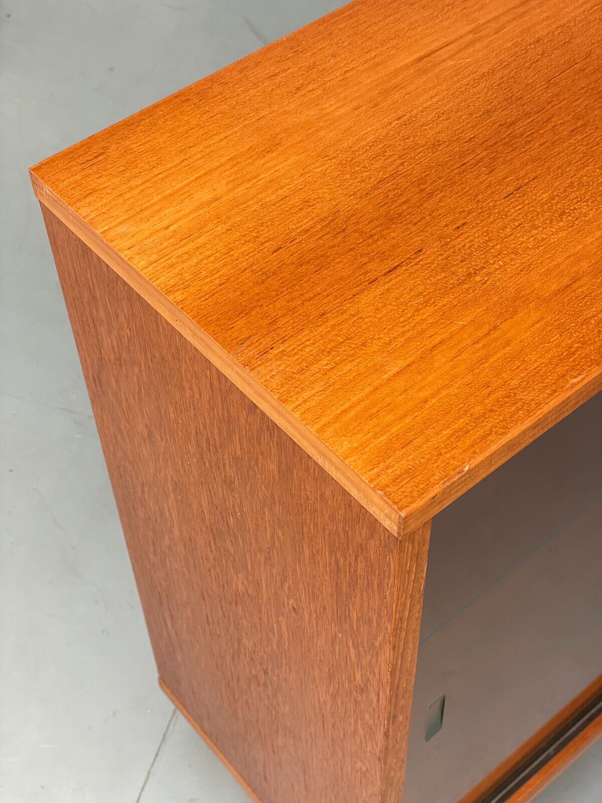 Vintage Teak Glazed Bookcase By Beaver & Tapley Retro Storage EB9417 MWOO - UKDK FURNITURE