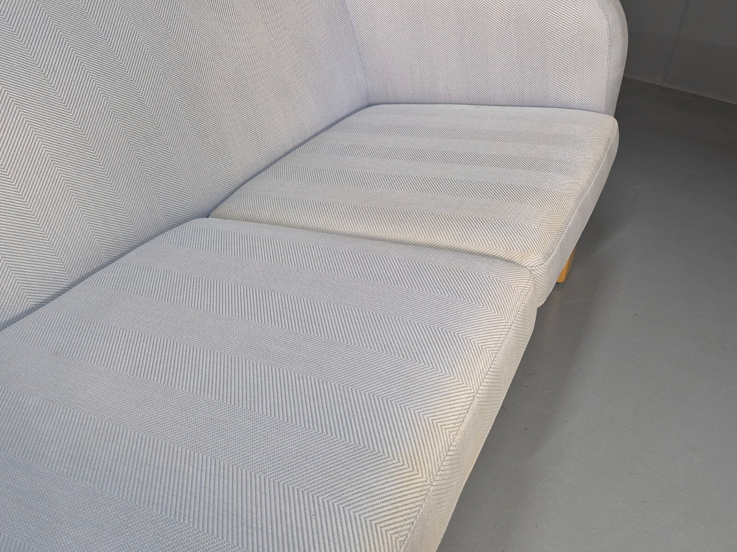 Vintage Swedish 2 Seat Sofa Blue Wool MId century Retro 1970s EB7669 M2SS - UKDK FURNITURE