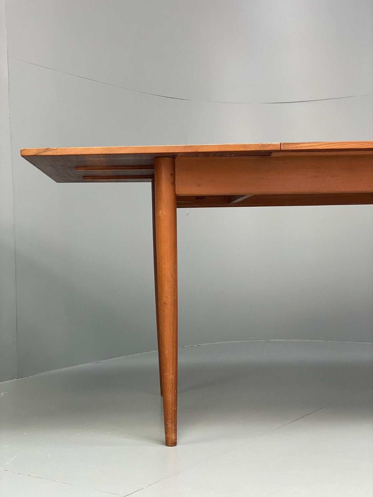 1960s Teak Dining Table Extending Rectangular Vintage By Scandart EB9810 MWOO - UKDK FURNITURE