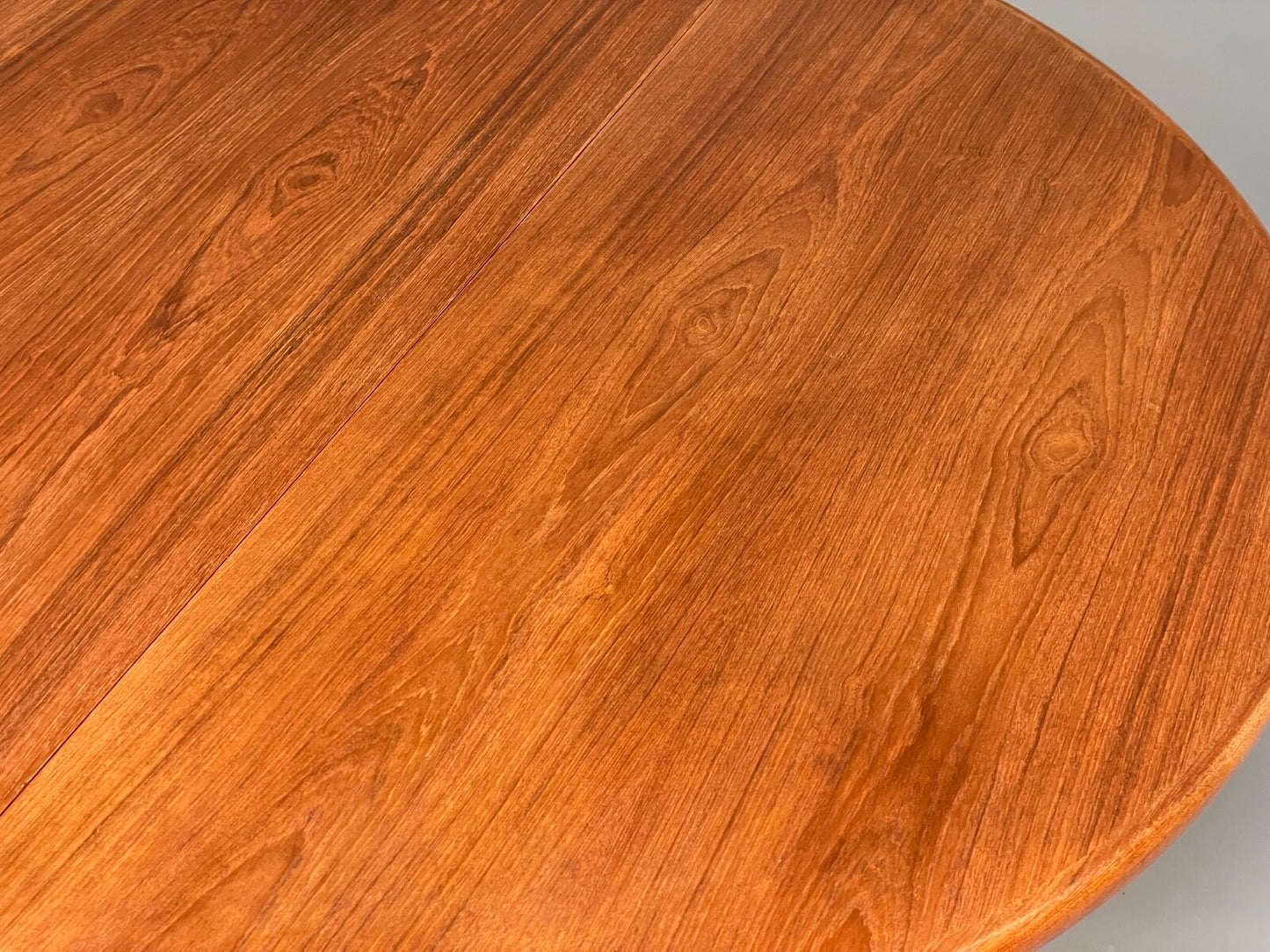 Teak Extending Round Dining Table Vintage Danish Skovby Retro 1970s EB9754 MWOO - UKDK FURNITURE