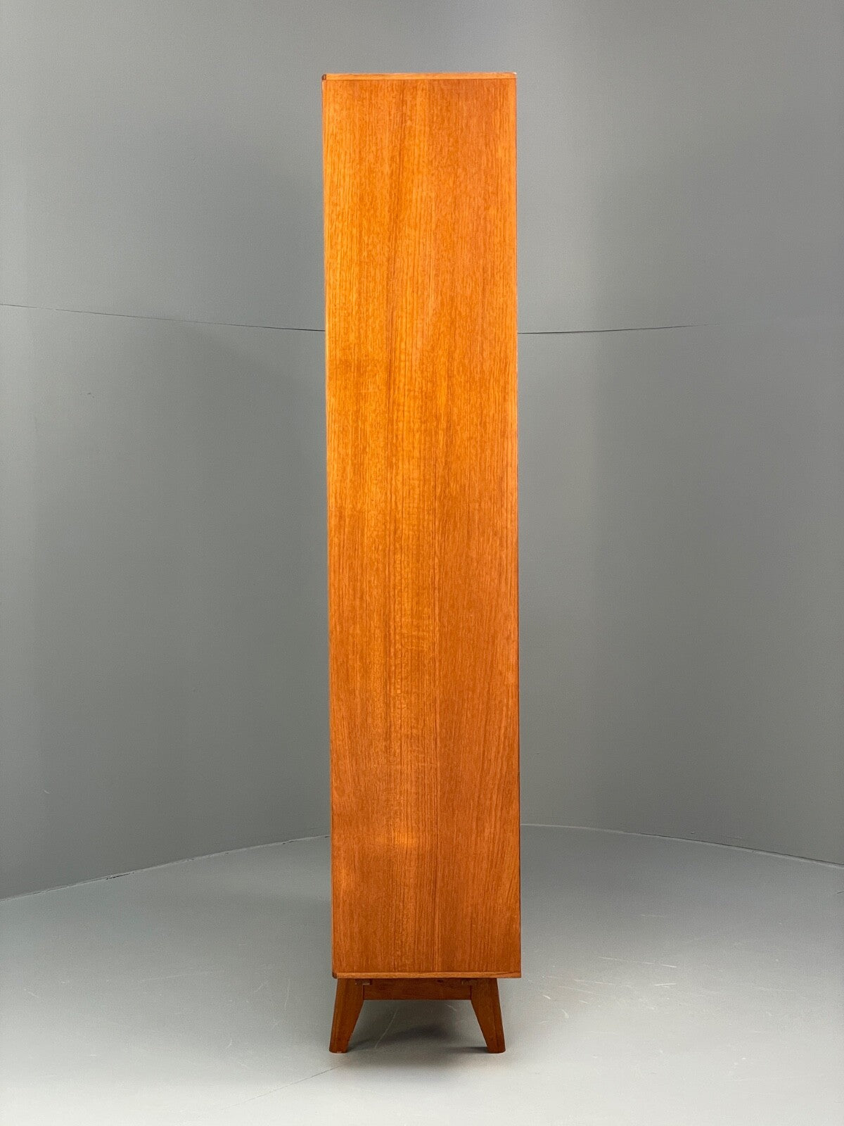 Vintage Teak Bookcase Retro 1960s Glazed Unit By Gibbs Furniture EB9776 MWOO - UKDK FURNITURE