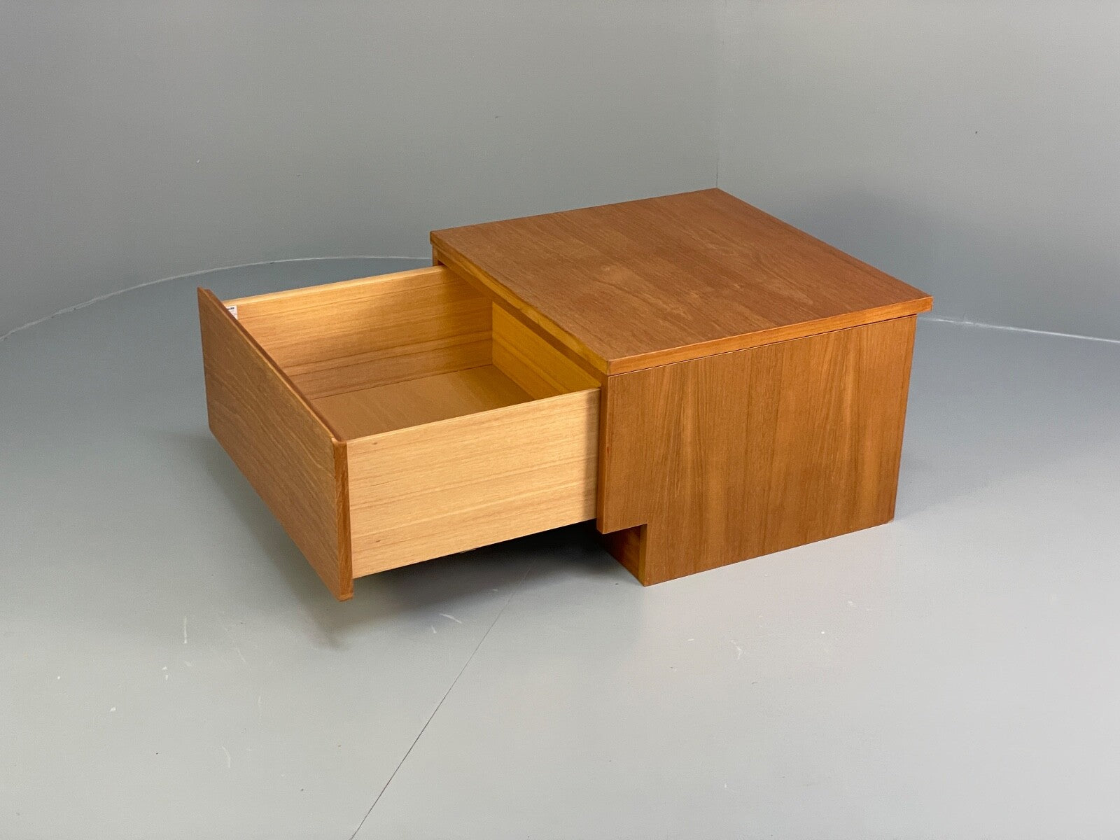 Vintage Teak Bedside Table With Drawer Beaver & Tapley 1970s Retro EB9742 MWOO - UKDK FURNITURE