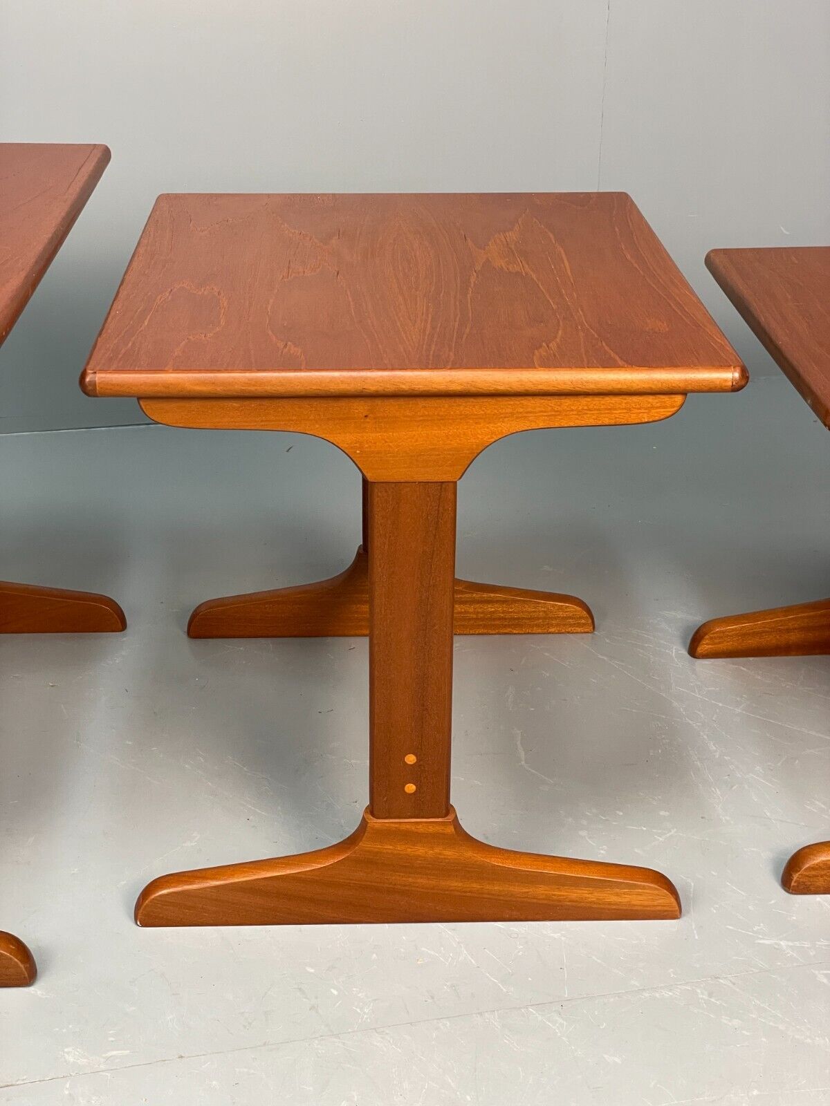 Vintage Teak Nesting Tables Retro 1980s EB8405 MWOO - UKDK FURNITURE