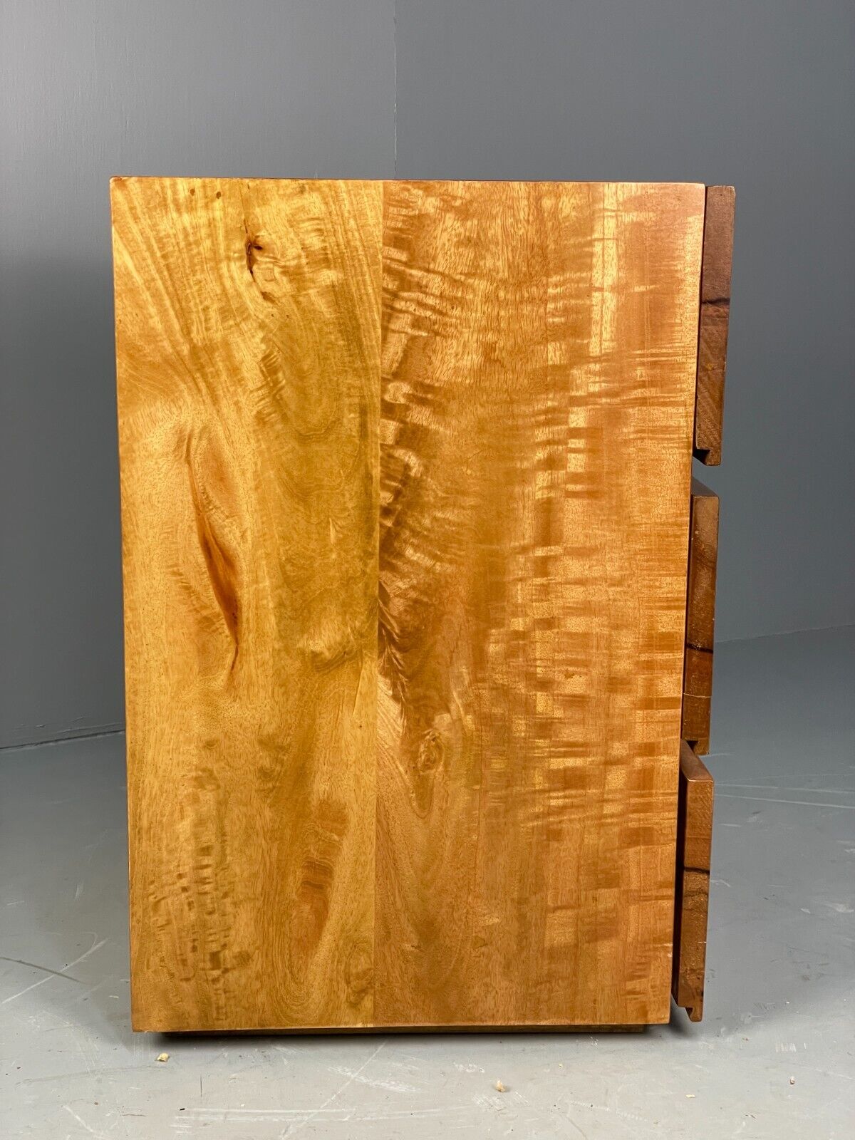 Vintage Chest Of Drawers Solid Spalted Hardwood 1980s EB7564 MWOO - UKDK FURNITURE