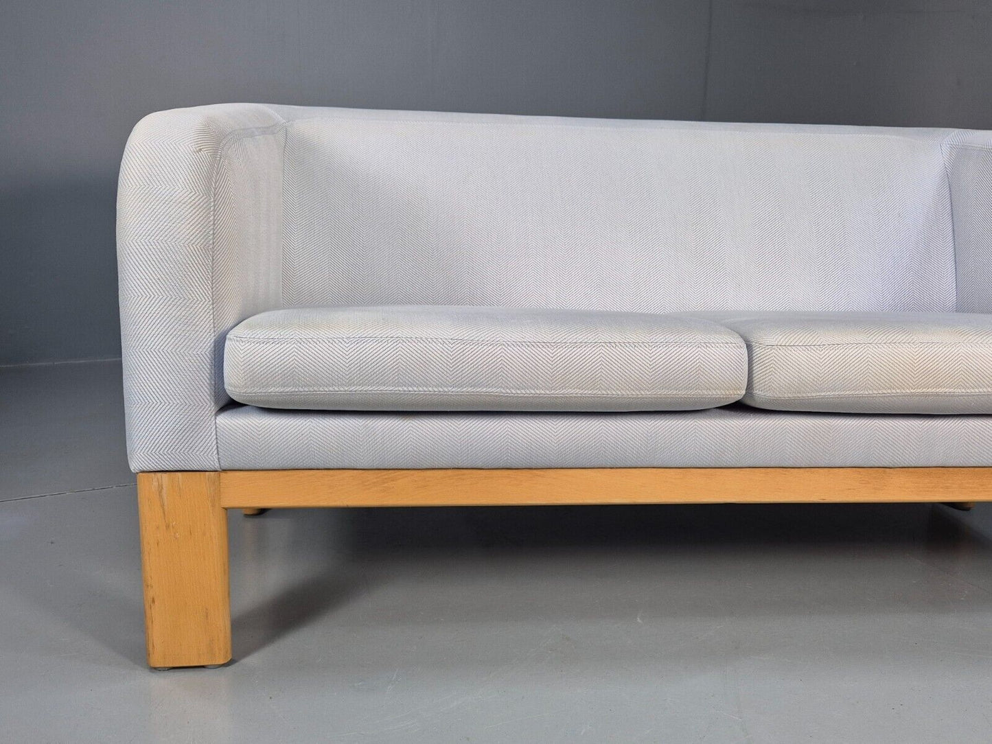 Vintage Swedish 2 Seat Sofa Blue Wool MId century Retro 1970s EB7669 M2SS - UKDK FURNITURE