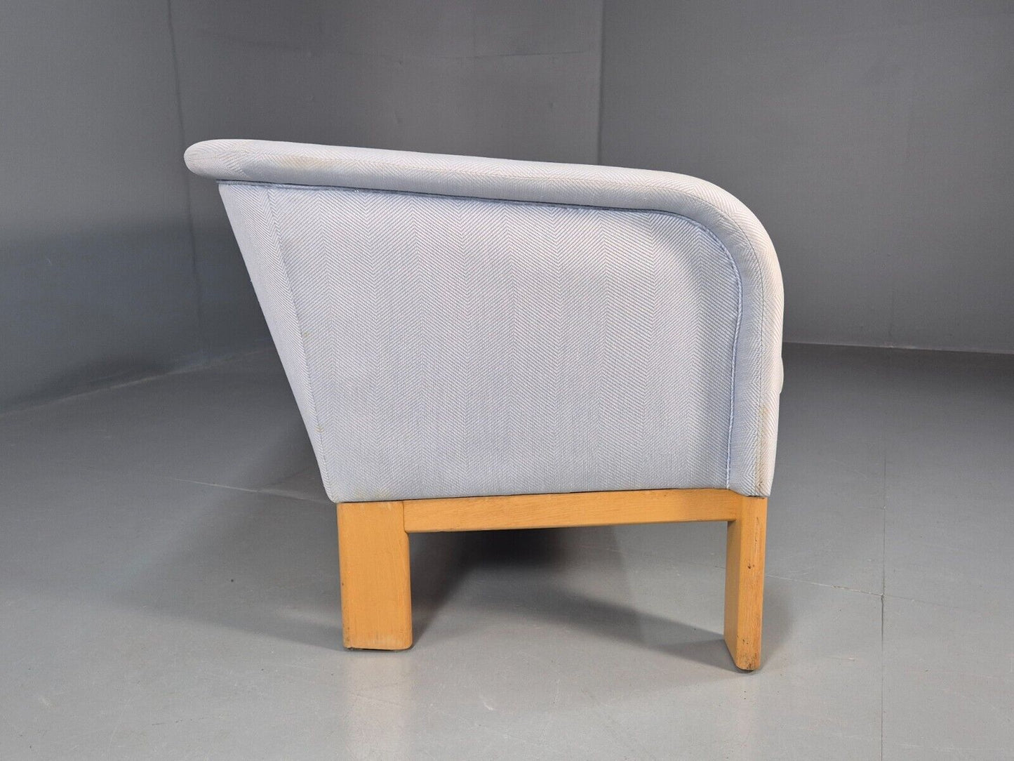 Vintage Swedish 2 Seat Sofa Blue Wool MId century Retro 1970s EB7669 M2SS - UKDK FURNITURE