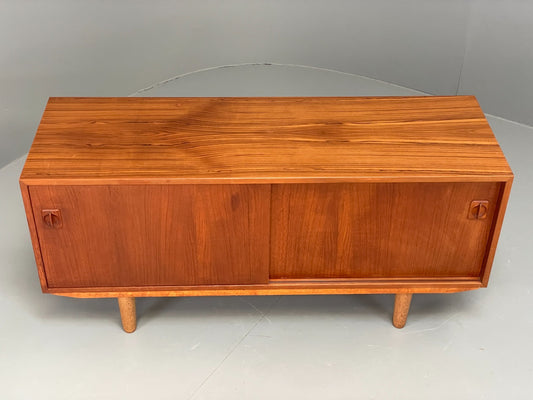 Vintage Teak Sideboard Record Unit Danish 1970s Retro TV EB11809 MWOO1