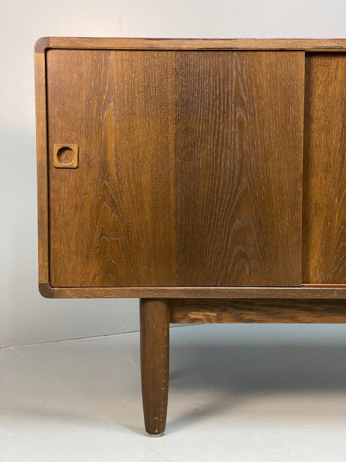 Vintage Danish Large Oak Sideboard Midcentury Shelving Storage EB8688 MWOO - UKDK FURNITURE