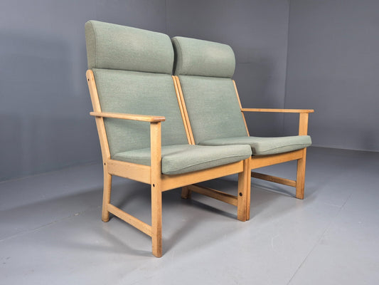 Modular 2 Seater Sofa Light Green Hans Wegner Style Vintage Danish EB9262 M2SS - UKDK FURNITURE