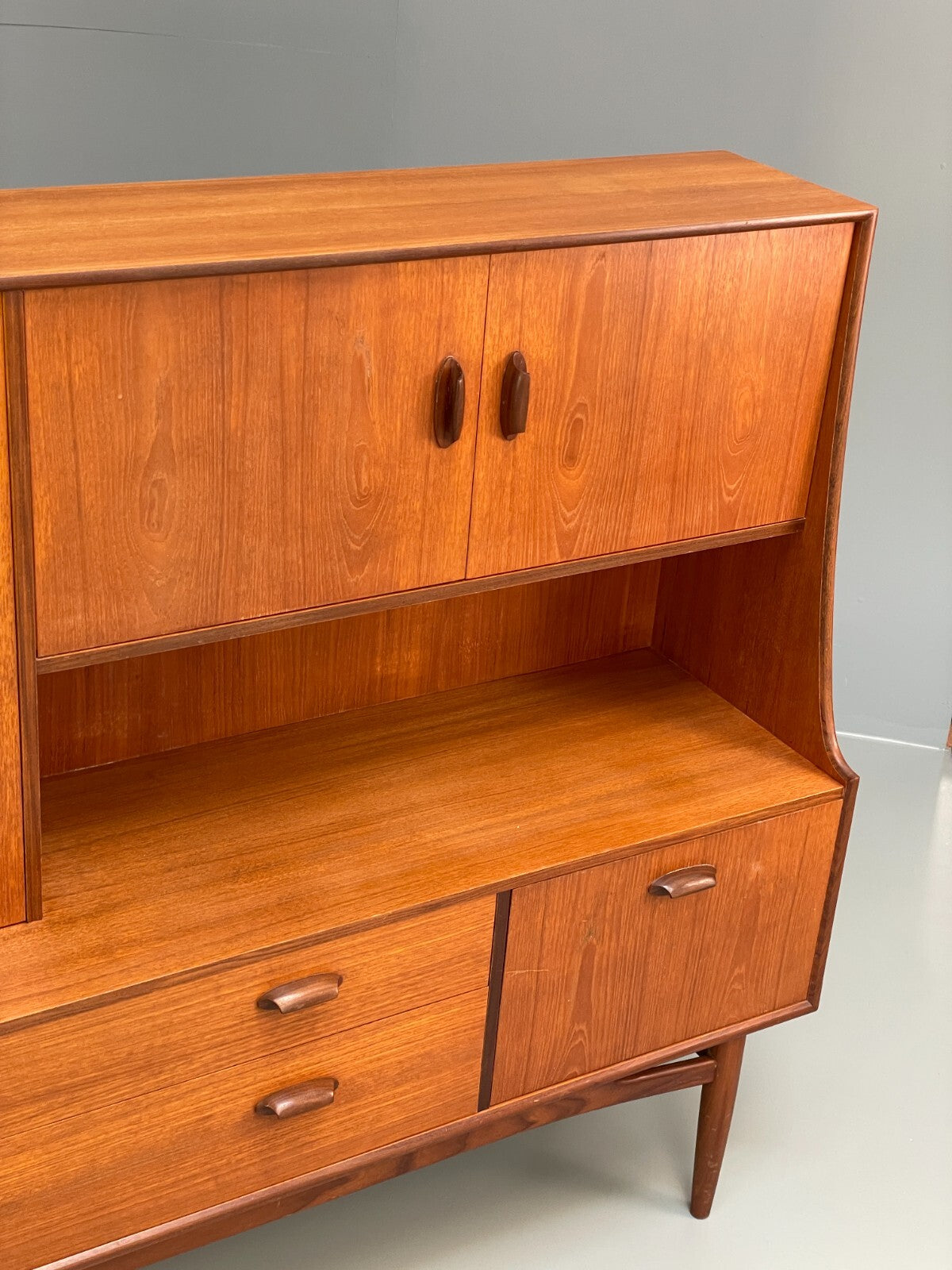 Vintage G Plan Highboard Teak 1960s Mid Century Design Drawers EB9716 MWOO - UKDK FURNITURE