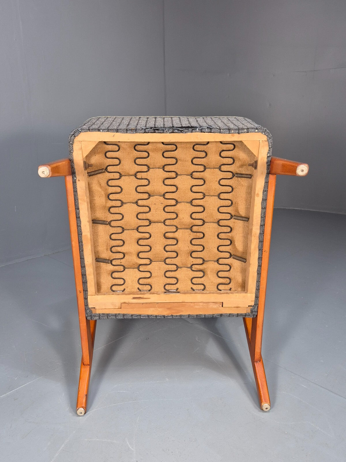 Vintage Swedish 1960s Lounge Chair Beech Open Frame Retro MCM EB9532 MNOR - UKDK FURNITURE