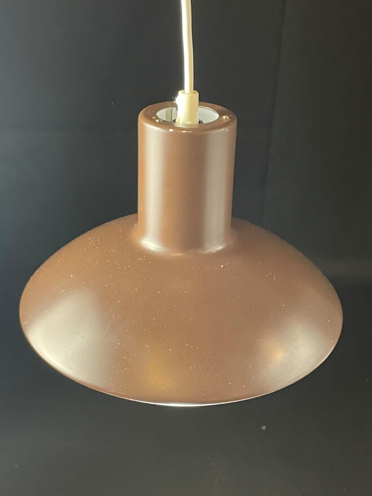 Danish Brown Steel Pendant Ceiling Lamp Retro Vintage EB4003 LCLC - UKDK FURNITURE