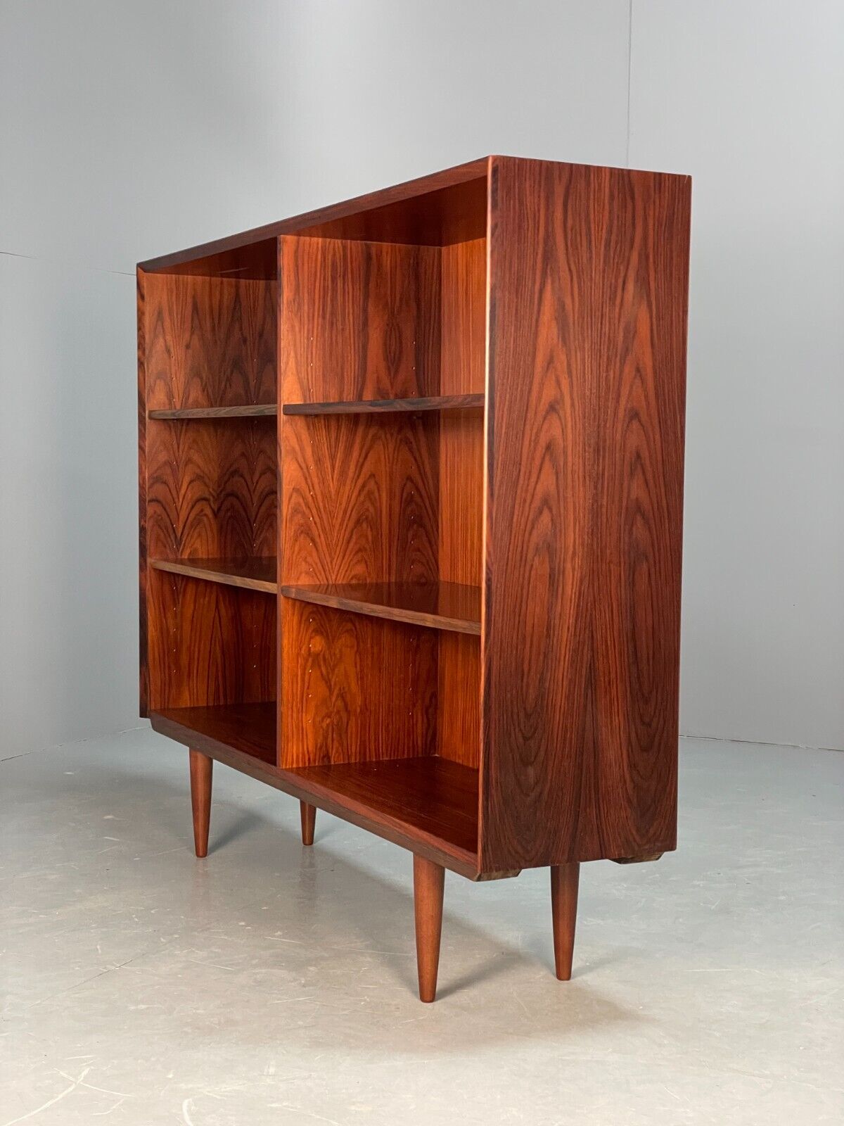 Vintage Danish Shelving Unit By Brouer Adjustable Retro Storage EB9111 MWOO - UKDK FURNITURE