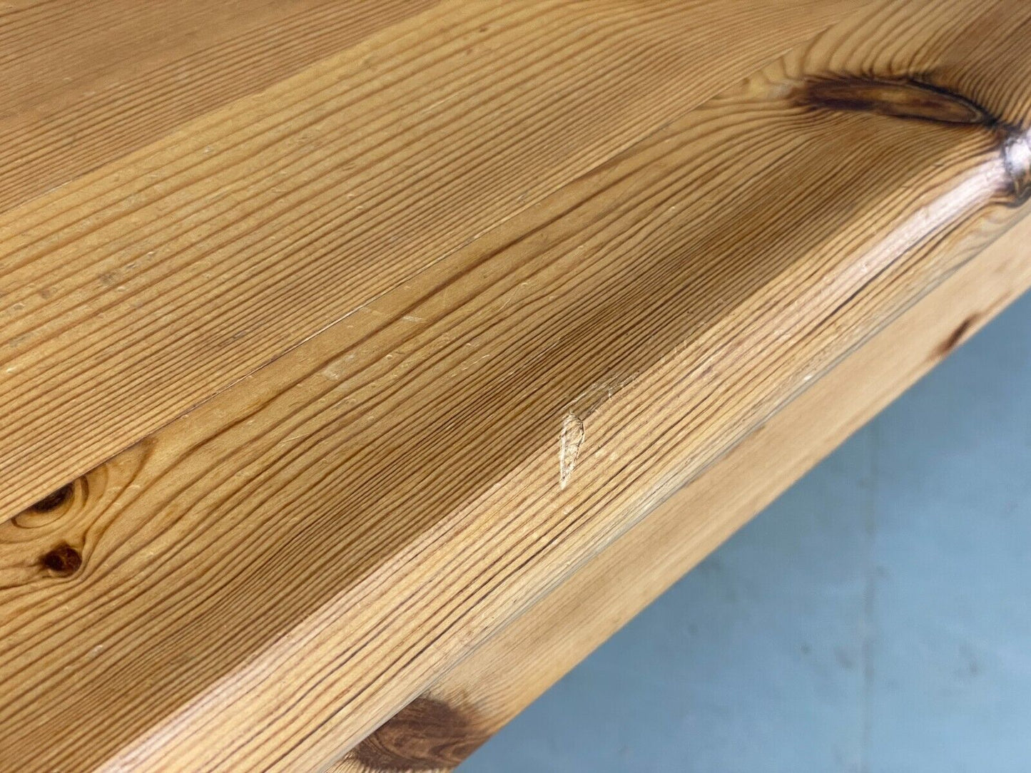 Large 1980s Scandinavian Solid Pine Coffee Table EB7557 MWOO - UKDK FURNITURE