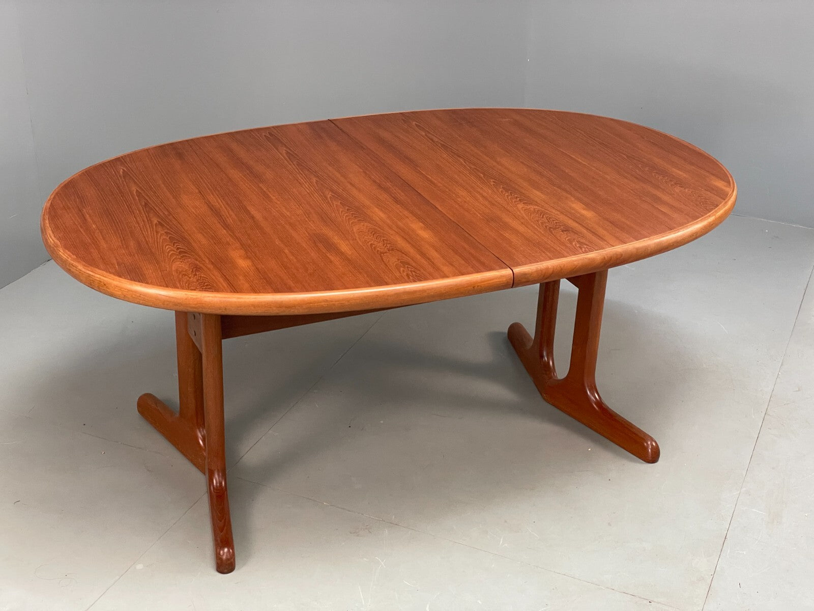 Vintage Teak Extending Dining Table Danish By Dyrlund Retro Solid EB9420 MWOO - UKDK FURNITURE