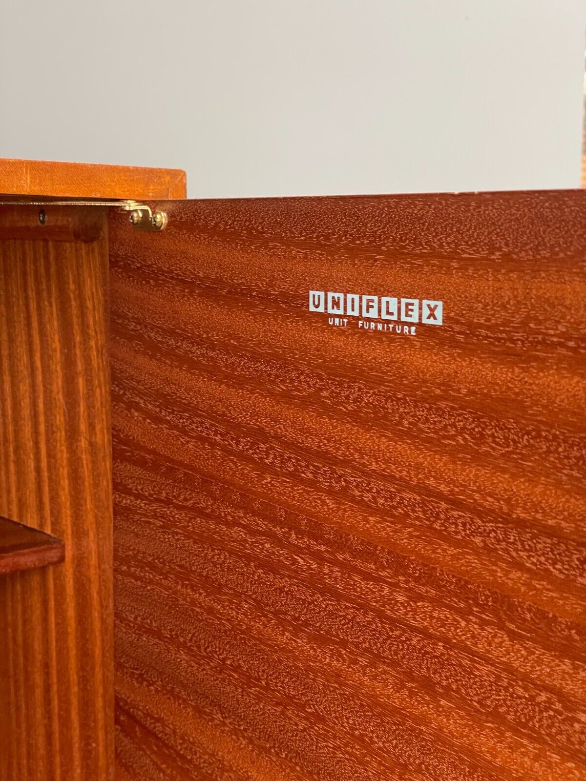 Vintage Uniflex Teak Sideboard Walnut Drawers Retro 1960s Storage EB9416 MWOO - UKDK FURNITURE