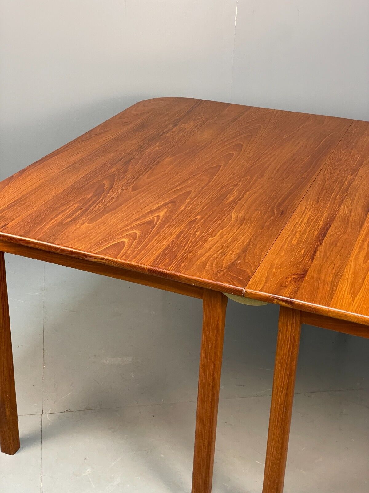 Vintage Solid Teak Extending Modular Rectabgular Dining Table Unique EB8848 MWOO - UKDK FURNITURE