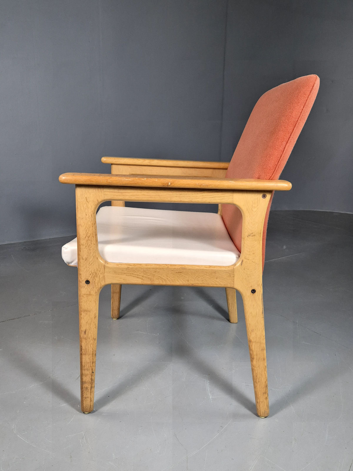 Vintage Danish Elbow Chair Oak Frame Odense Mobler Retro MCM EB6983 MNOR - UKDK FURNITURE