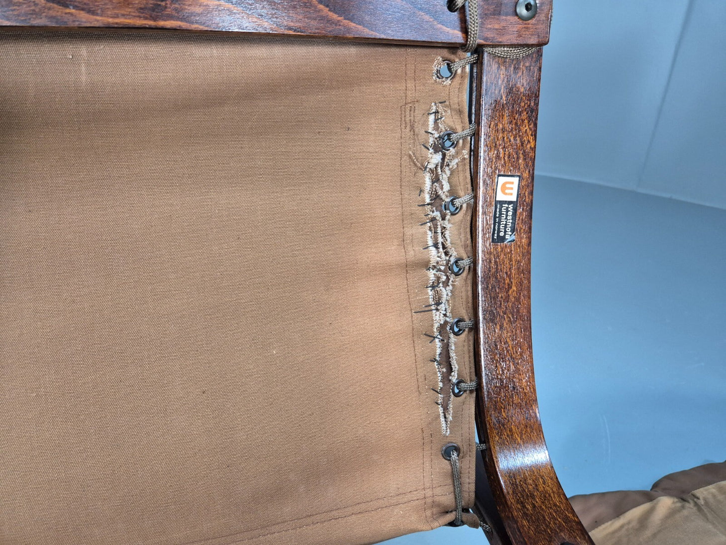 Vintage Brown Leather Bentwood Siesta Chairs Westnofa Ingmar Relling EB9324 MBEN - UKDK FURNITURE